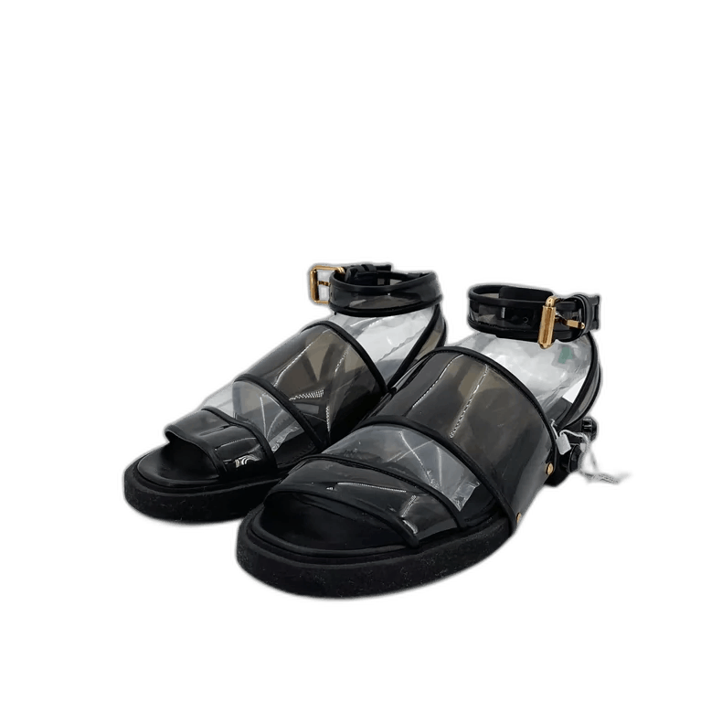 Givenchy Givenchy Givenchy Black Casual Sandals with Diamonds -2507 Size US 6 / IT 36 - 1 Thumbnail