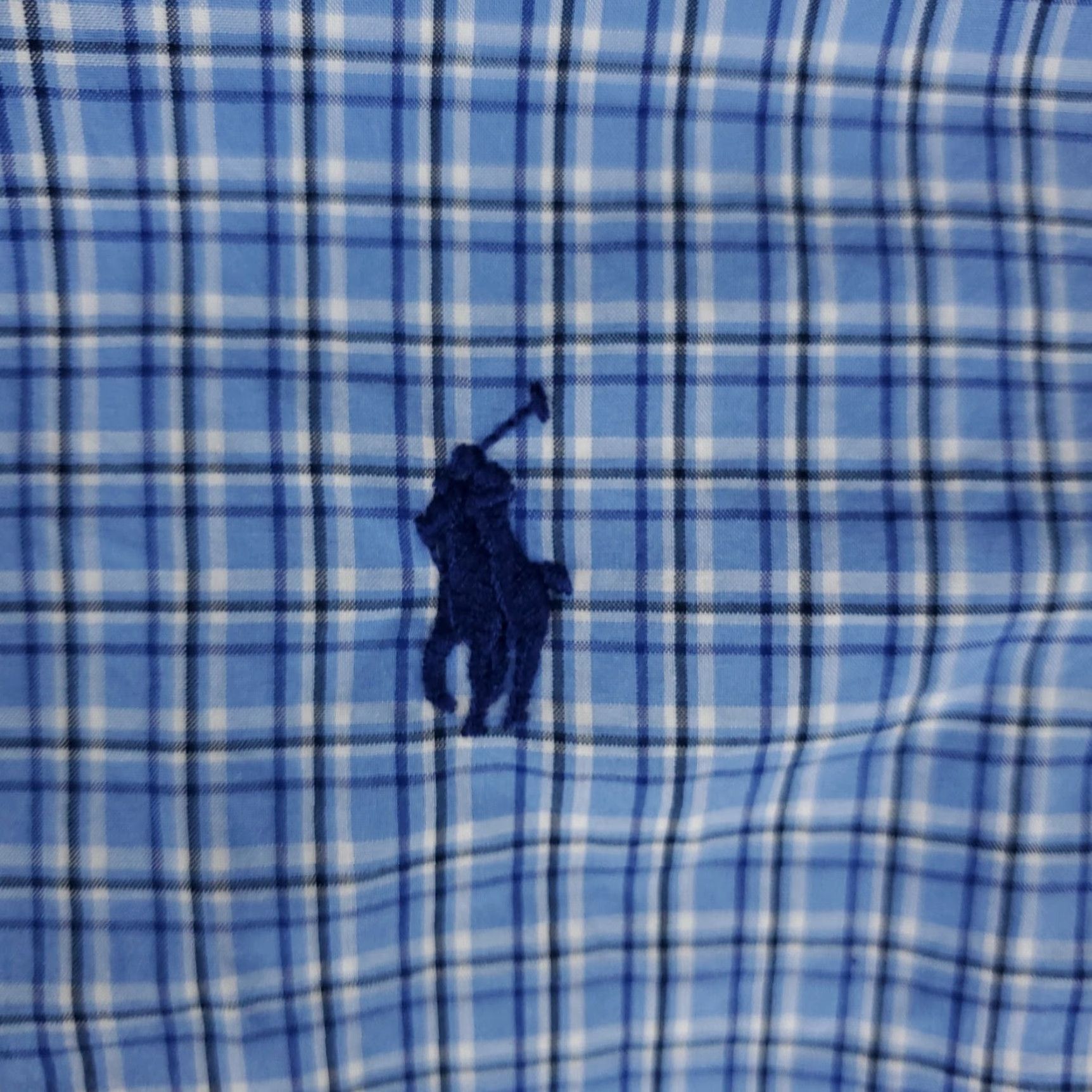 Ralph Lauren Ralph Lauren Shirt Men XL Blue Plaid Button-Up Long Sleeve Casual Button-Front Polo Pony Classic American Preppy wide fit Mens Size US XL / EU 56 / 4 - 2 Thumbnail
