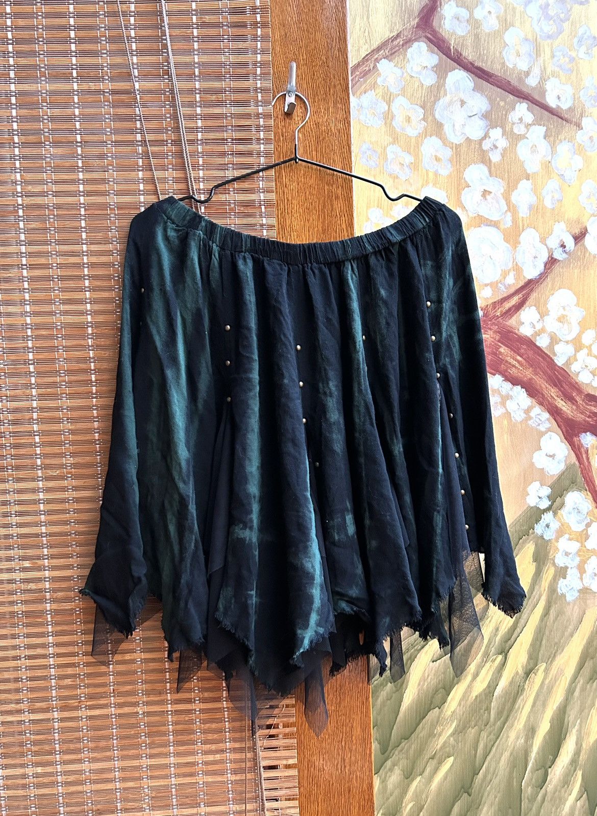 Lip Service Lip Service Gothic Fairy Grunge Skirt Tulle Overlay Studs Size 27" / US 4 / IT 40 - 2 Thumbnail