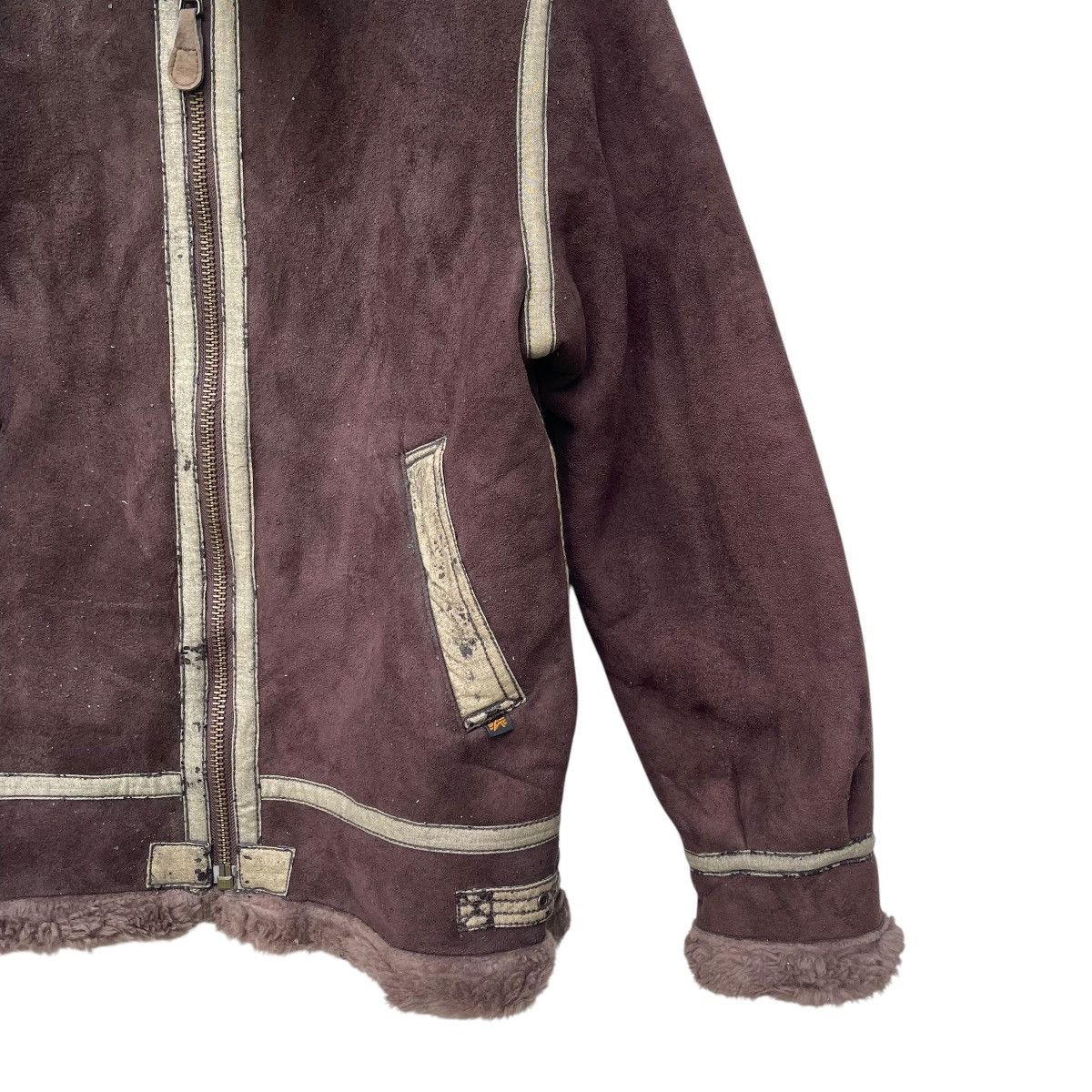 Alpha Industries × Aviator Nation Vintage Alpha Industries Shearling Jacket Size US M / EU 48-50 / 2 - 6 Thumbnail