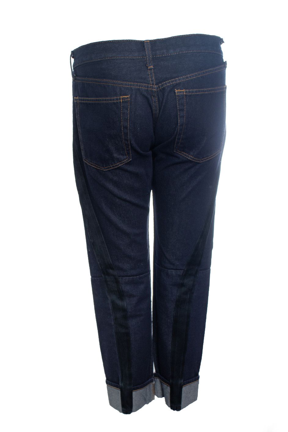 Junya Watanabe Junya Watanabe, folded ankle indigo dark jeans Size 27" / US 4 / IT 40 - 2 Thumbnail