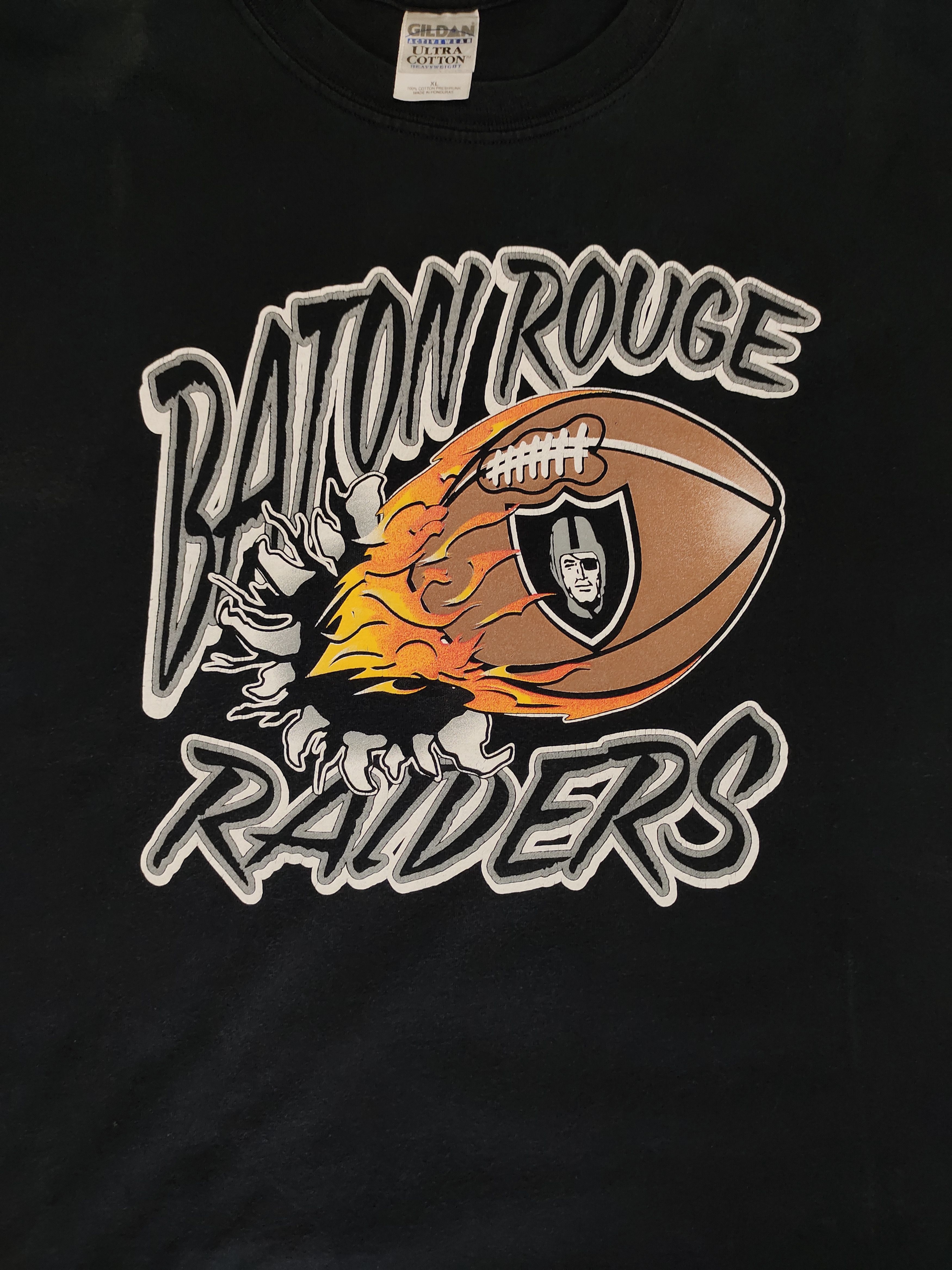 NFL Vintage 90s Baton Rouge Riders Nfl T-Shirt Size US XL / EU 56 / 4 - 3 Thumbnail