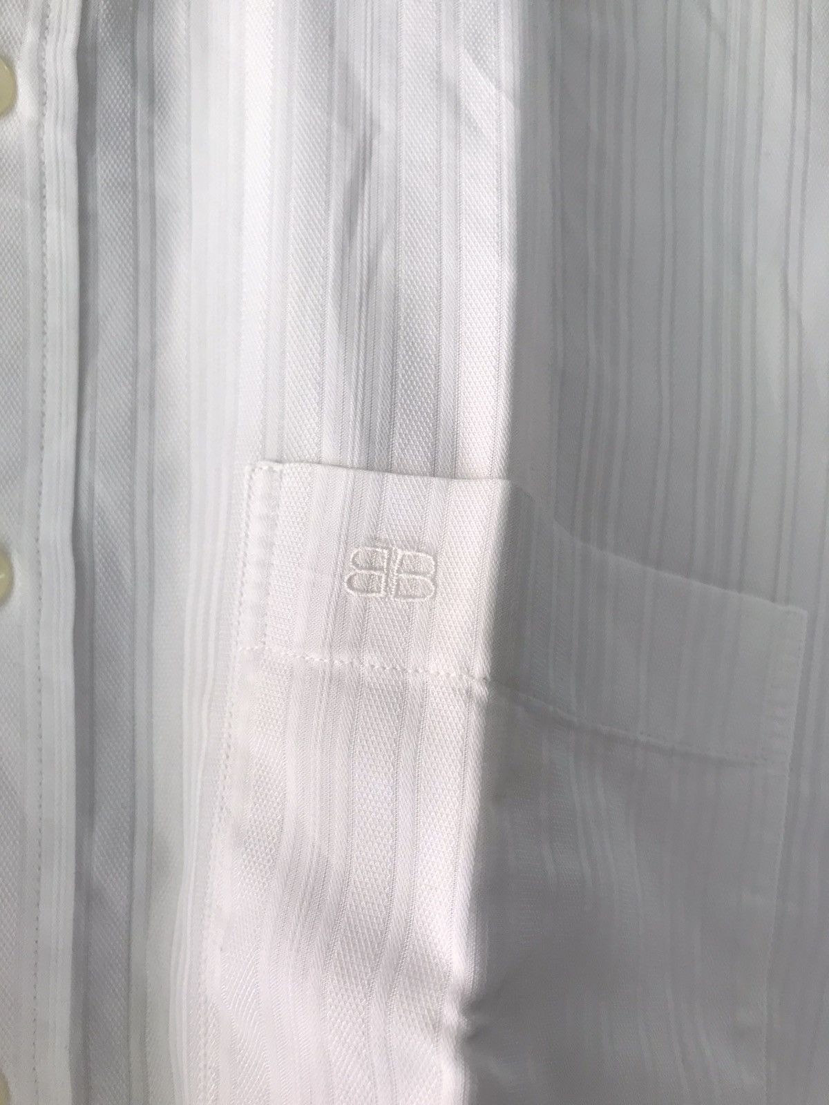 Balenciaga × Vintage Vintage Balenciaga White Casual Shirts Size US M / EU 48-50 / 2 - 3 Thumbnail