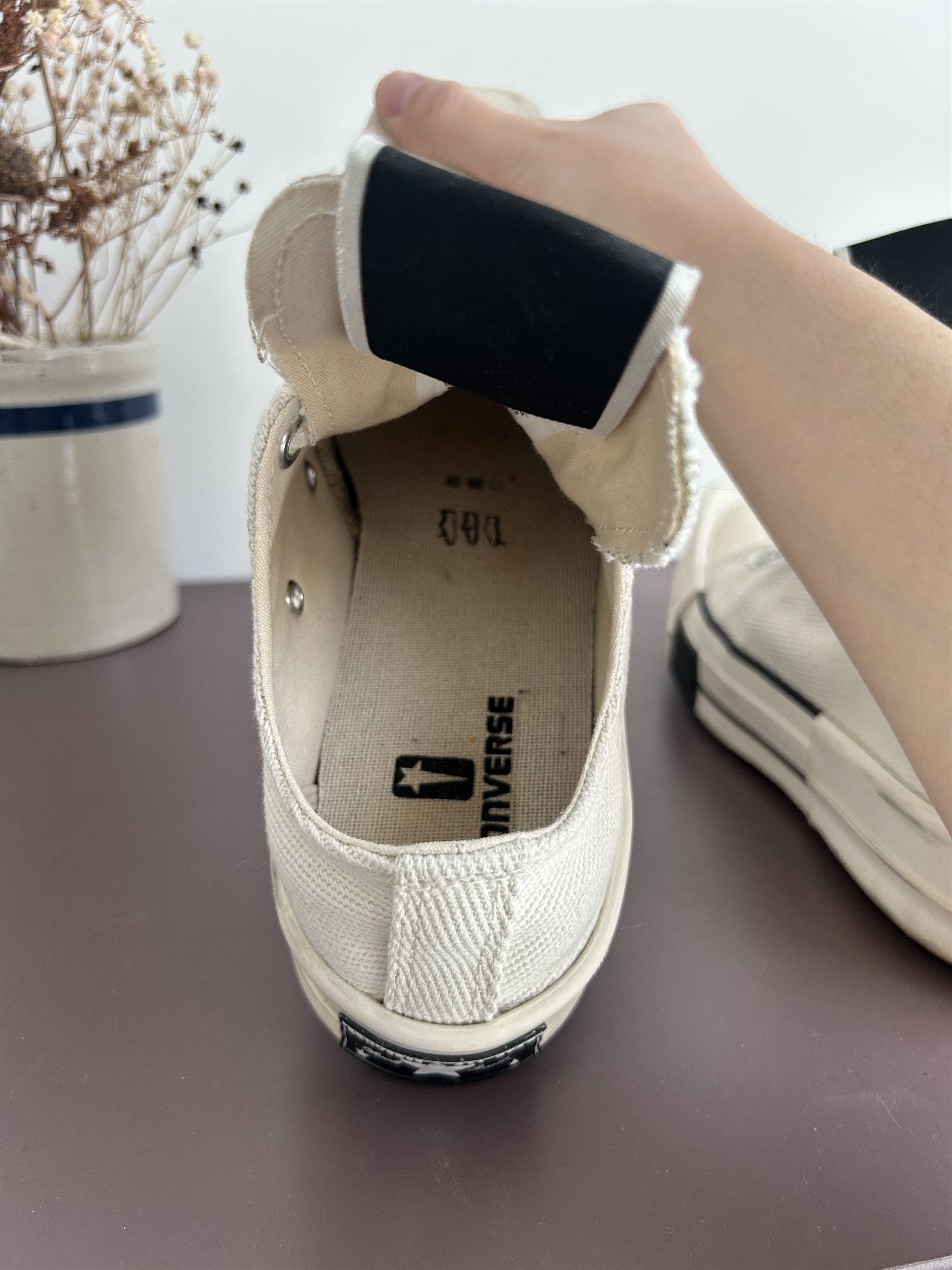 Converse × Rick Owens Rick Owens converse! Size US 6.5 / EU 39-40 - 5 Thumbnail