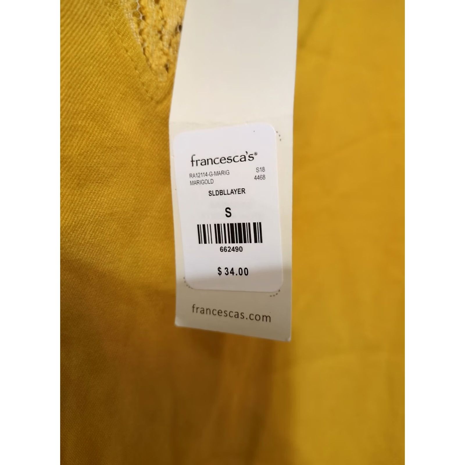 Vintage Alya Women Sleeveless Top Yellow S NWT Halter Tank Style Shirt Size S / US 4 / IT 40 - 2 Thumbnail