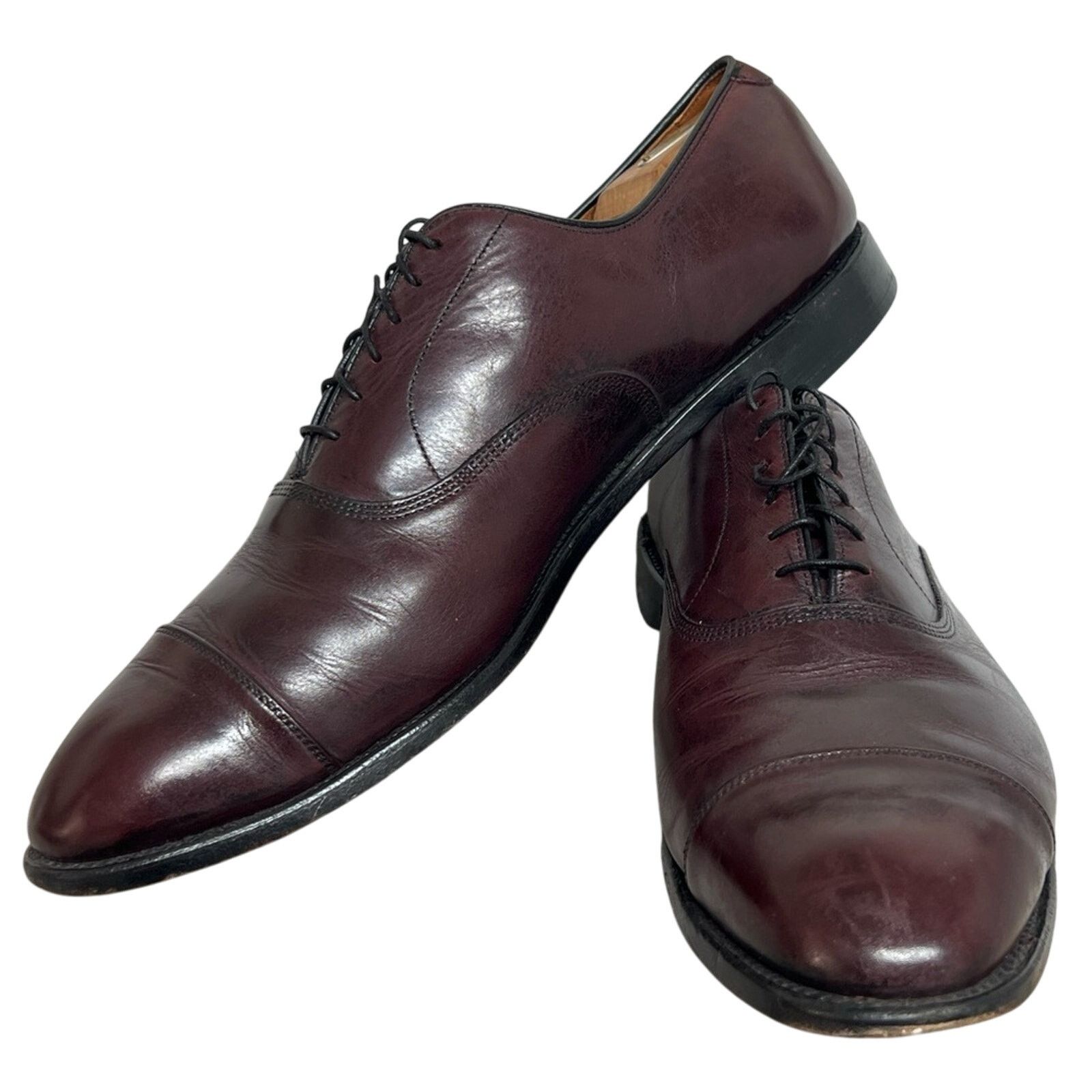 Allen Edmonds Allen Edmonds Men's Brown Park Avenue Cap Toe Oxford 15 D Size US 15 / EU 48 - 3 Thumbnail