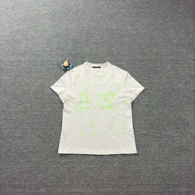 Louis Vuitton white short sleeve shirt with crane print-dmc Size US M / EU 48-50 / 2 - 1 Thumbnail