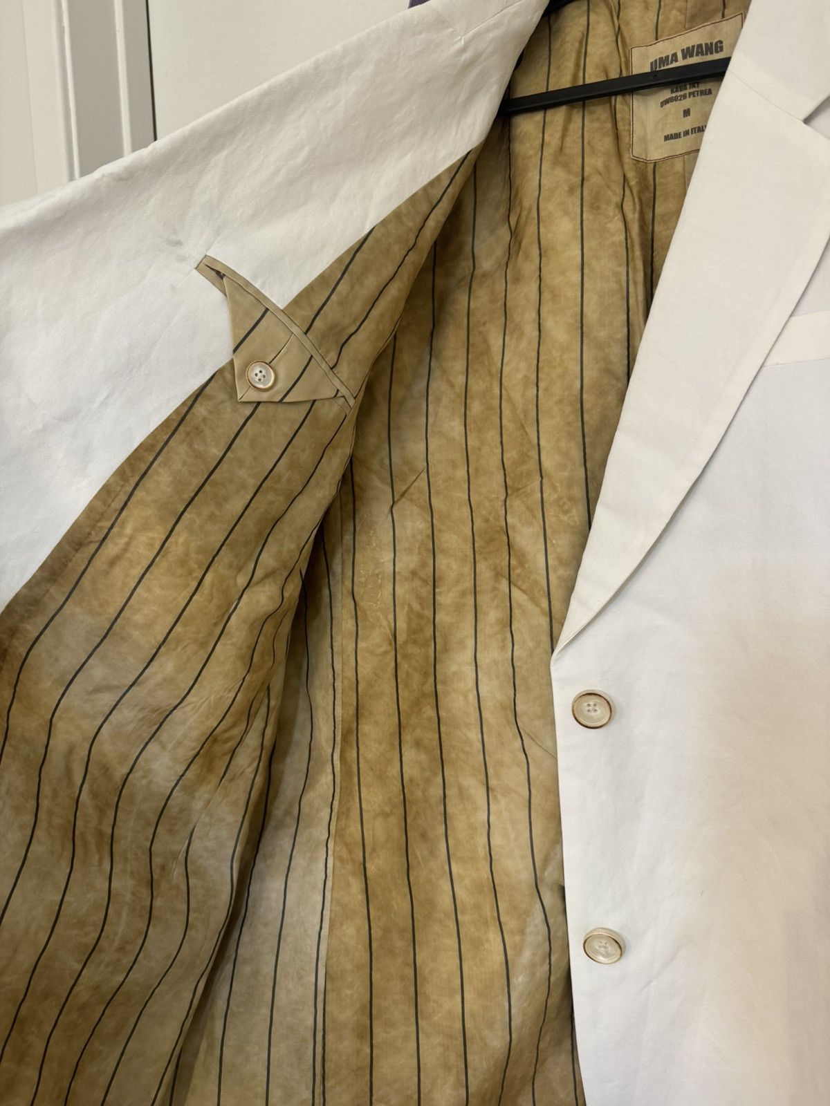 Uma Wang Uma Wang SS2024 KAVA Jacket Off White Paper Fibre Italy M Size M / US 6-8 / IT 42-44 - 4 Thumbnail