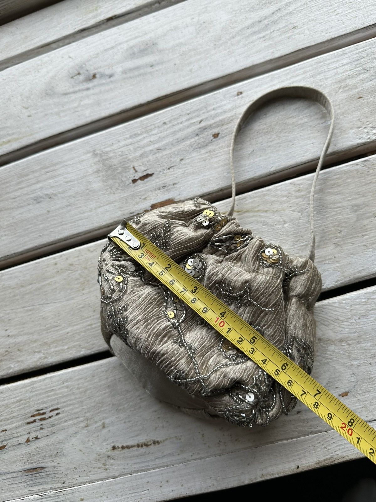 Other 🚨Y2K AVANT-GARDE 🚨mesh silver Japan style hand bag Y2K 90s Size ONE SIZE - 10 Thumbnail