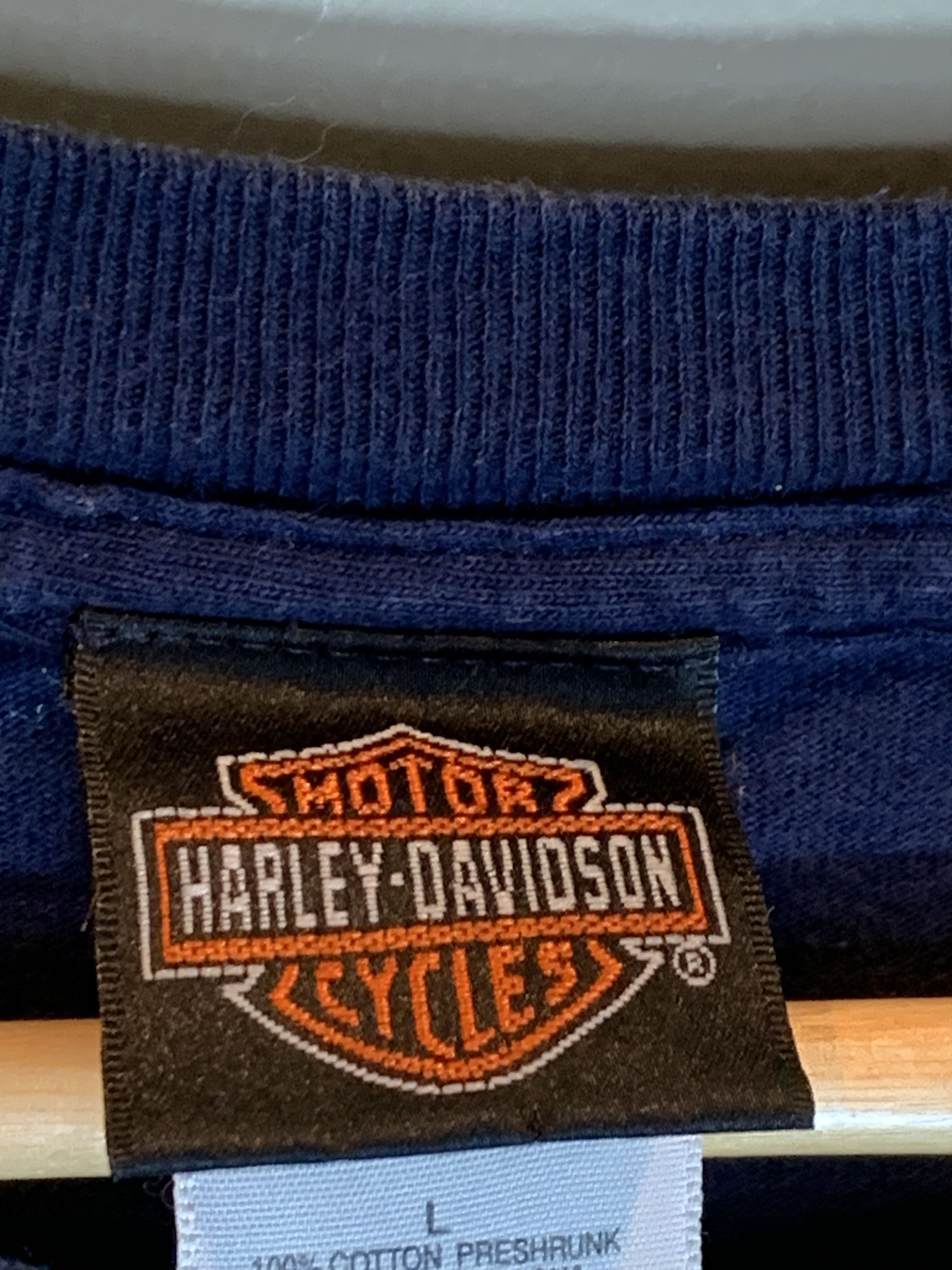 Harley Davidson RARE Vintage 90s Harley Davidson Australia Biker Art T-Shirt Size US L / EU 52-54 / 3 - 8 Thumbnail