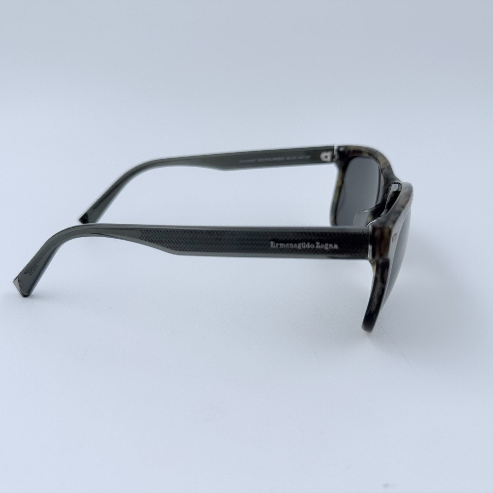 Ermenegildo Zegna NEW Ermenegildo Zegna EZ0028-F 55D Polarized Gray Havana Size ONE SIZE - 3 Thumbnail