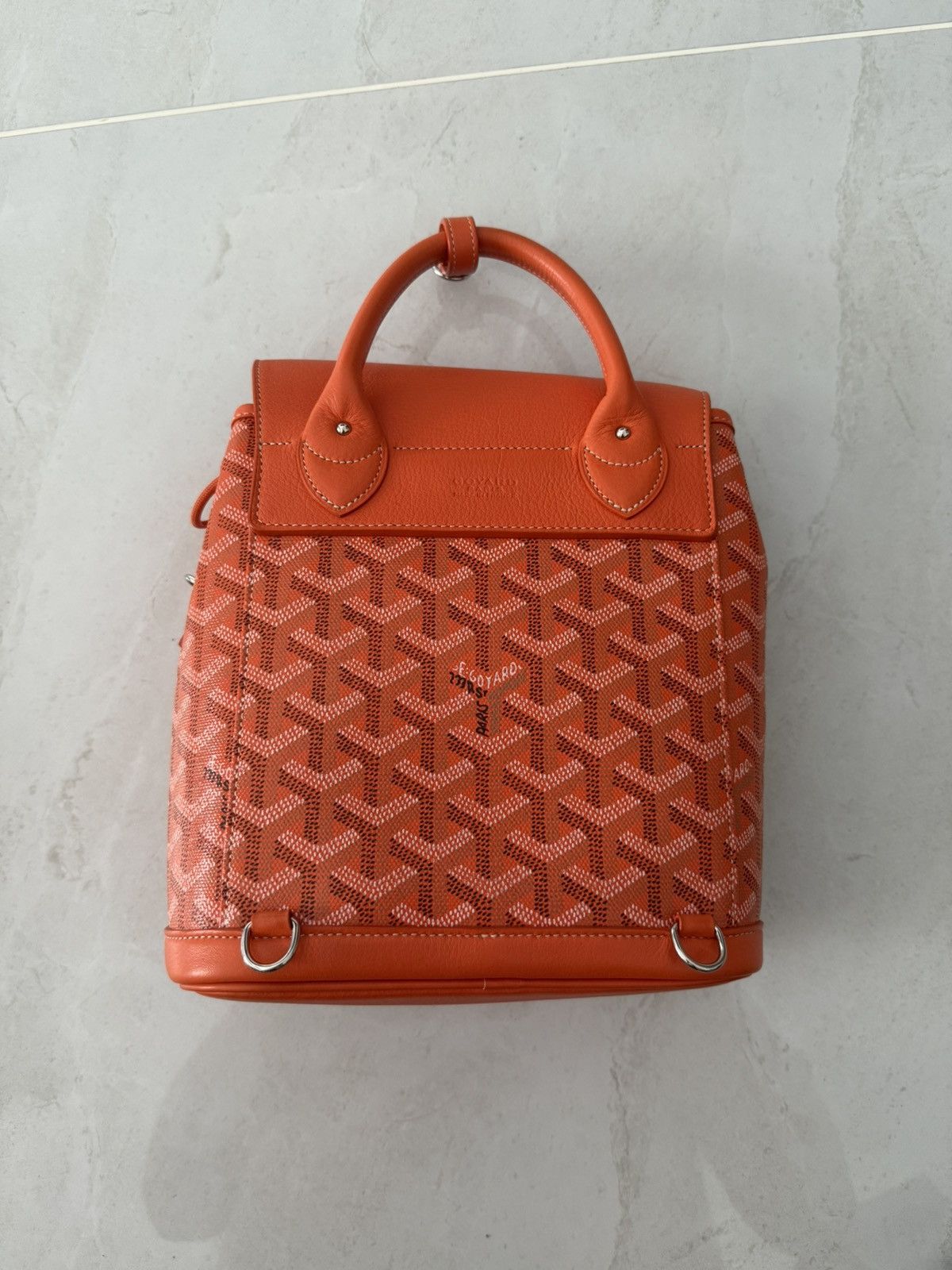 Goyard Goyard Limited Edition Orange 🍊 Alpin Mini Backpack Size ONE SIZE - 2 Thumbnail