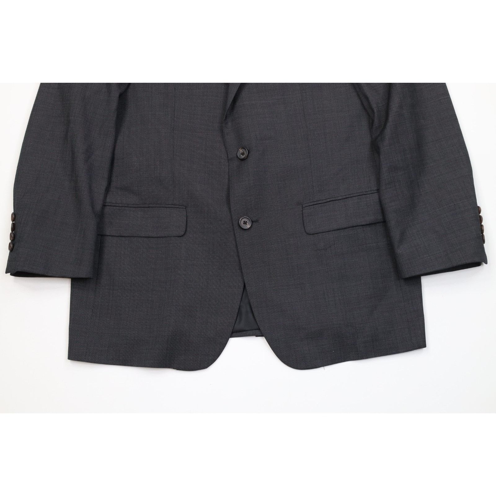 Ralph Lauren Ralph Lauren Wool 2 Piece Suit Wedding Charcoal Size 40S - 4 Thumbnail