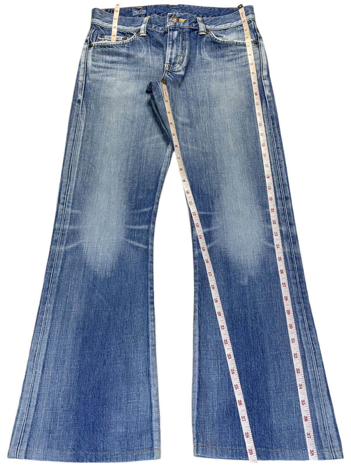 Edwin × Japanese Brand Vintage Japanese Edwin 503 Faded Wash Bootcut Flare Jeans Size 30" / US 8 / IT 44 - 13 Thumbnail