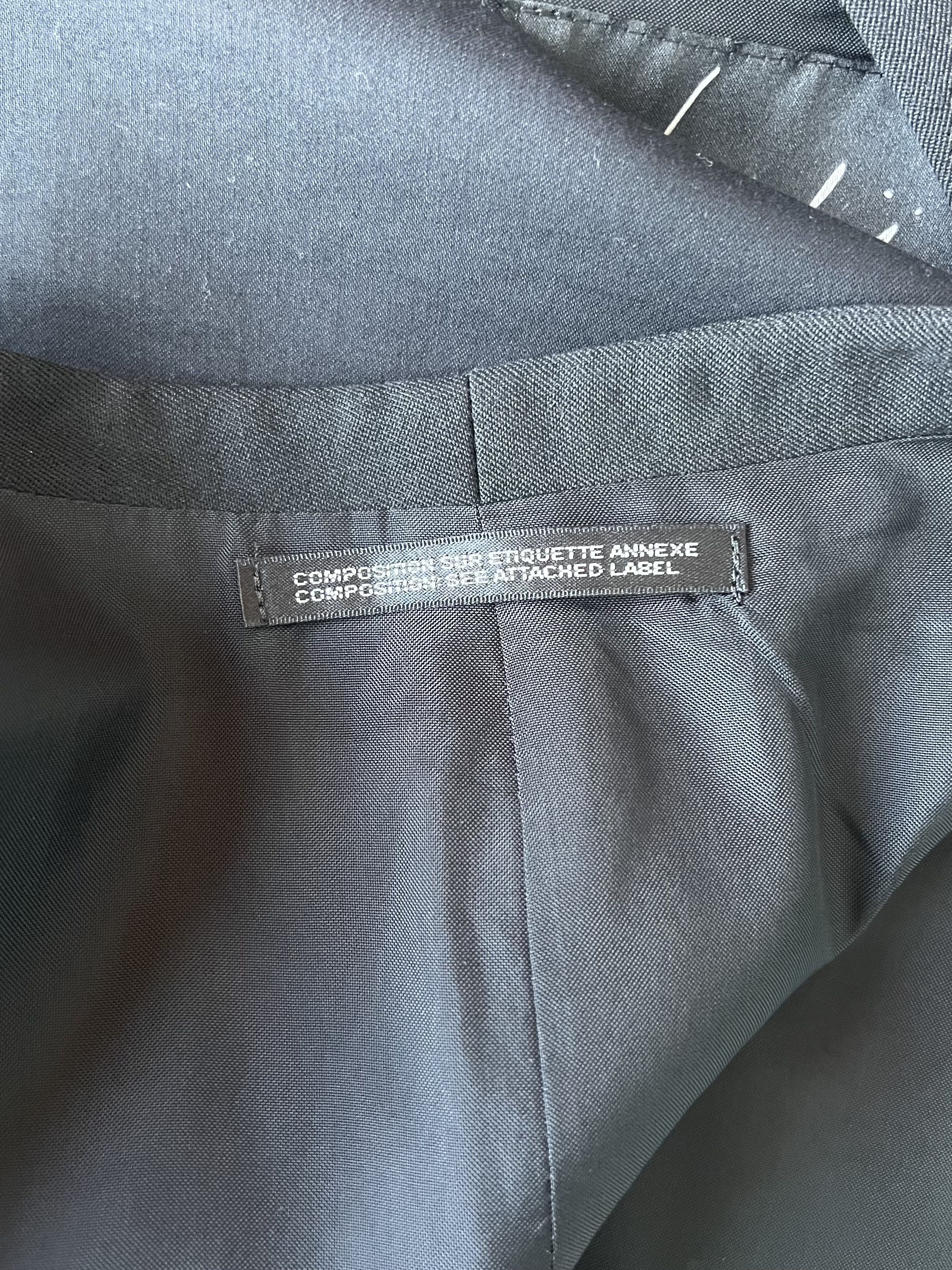 Yohji Yamamoto Yohji Yamamoto Pour Homme -Wool Gabardine 7BS Suit Vest Size US XL / EU 56 / 4 - 16 Thumbnail