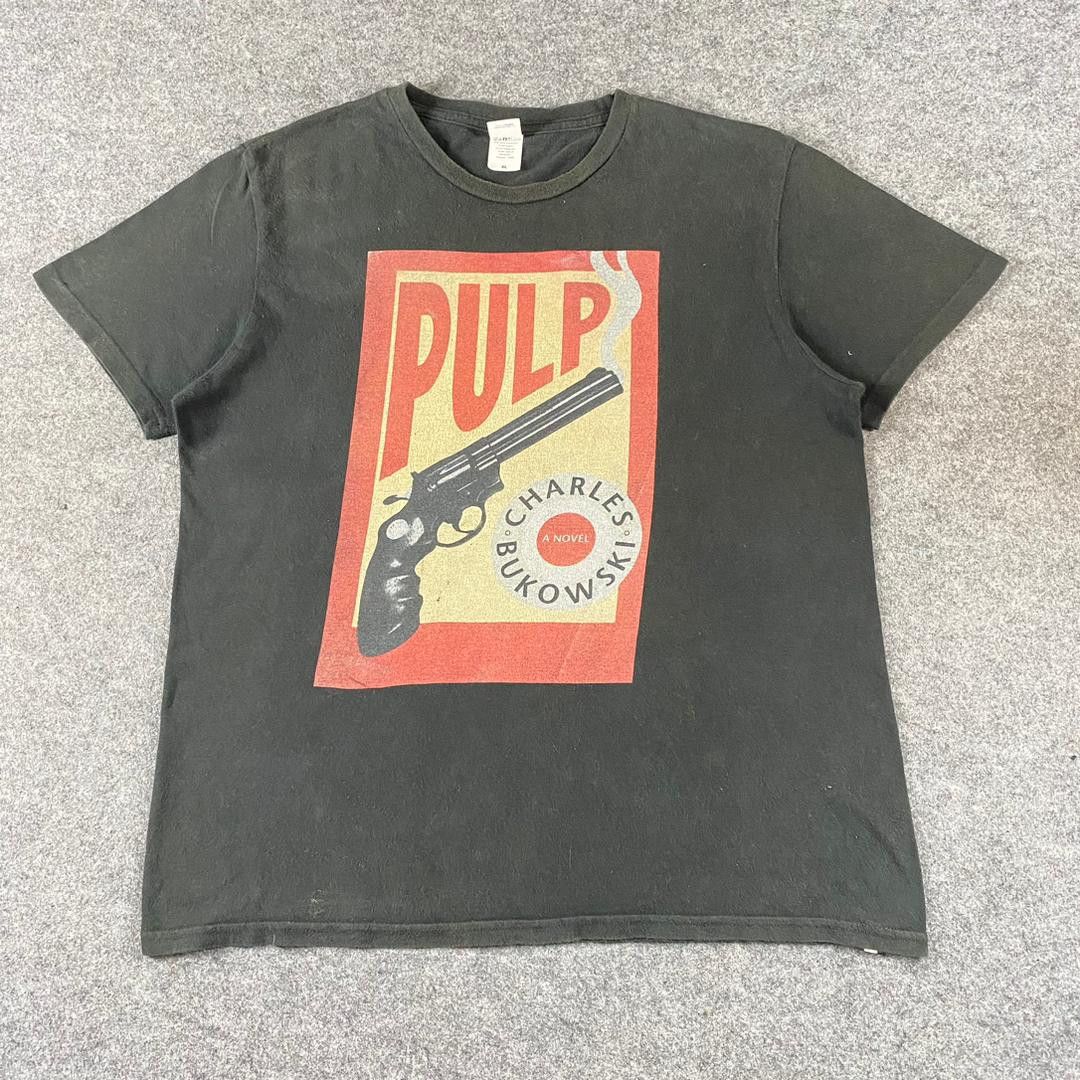 Vintage Vintage Pulp Charles Bukowski Promo Tshirt Size US L / EU 52-54 / 3 - 3 Thumbnail