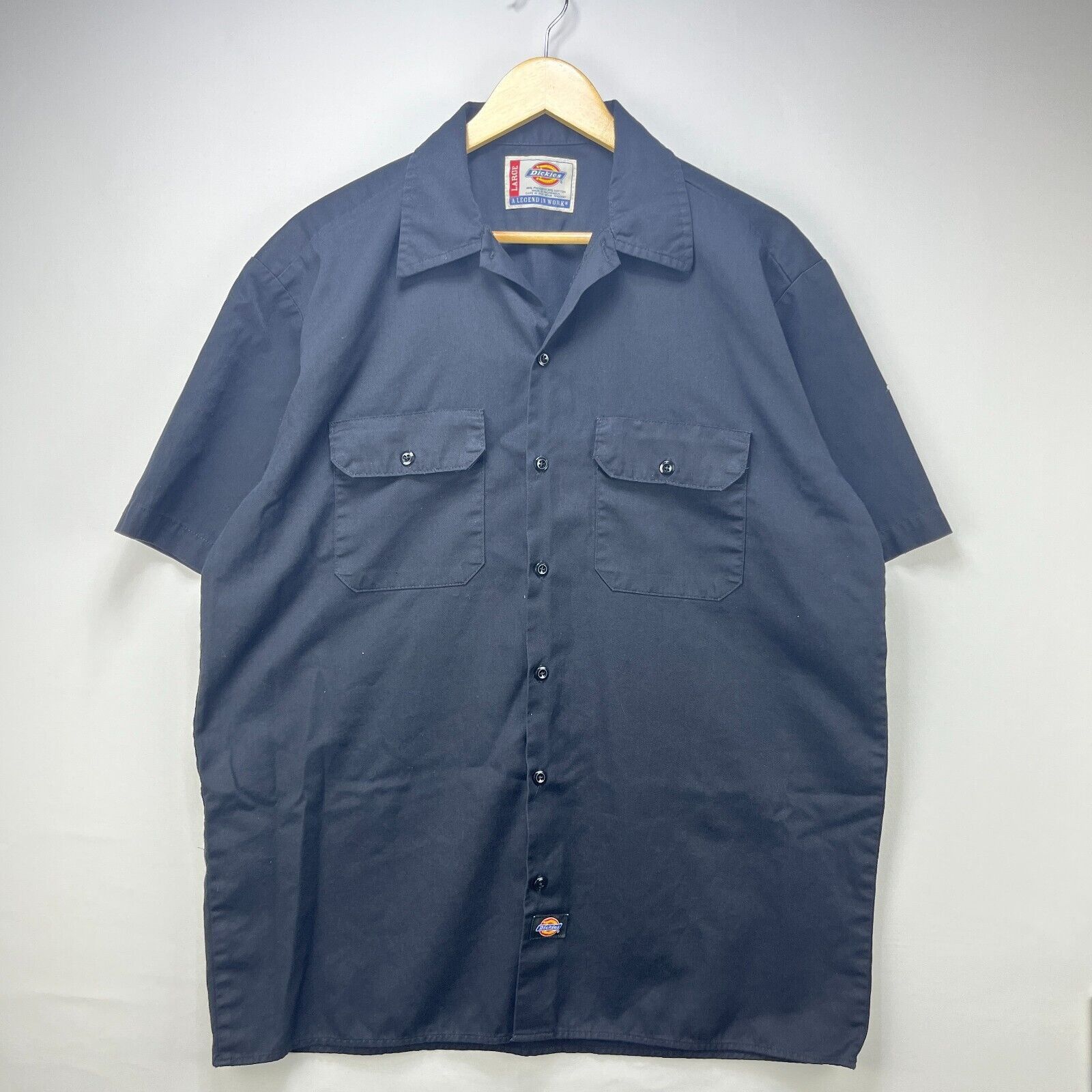 Dickies × Vintage Vintage Dickies Button Up Shirt Black Large Work Size US L / EU 52-54 / 3 - 1 Thumbnail