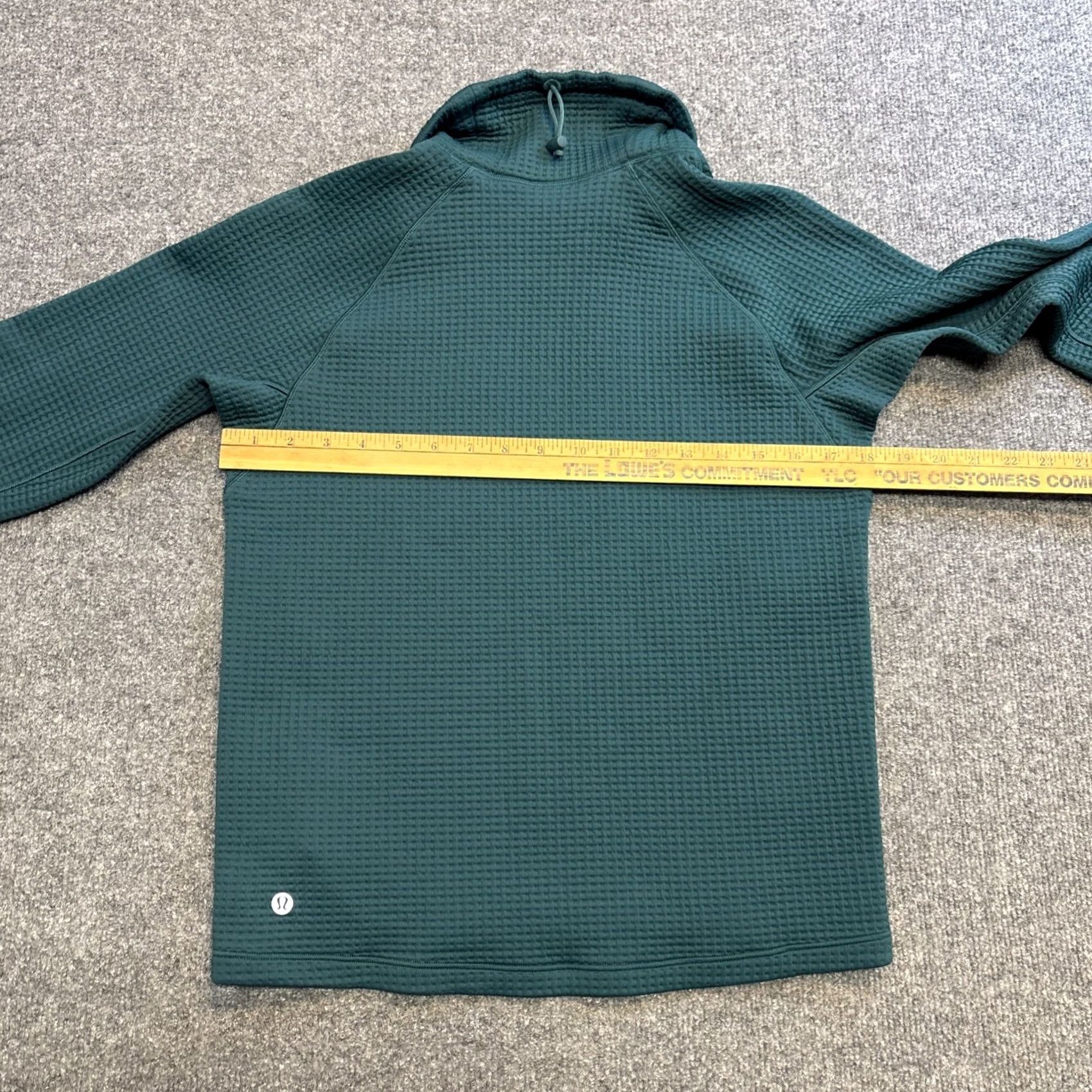 Lululemon Lululemon Waffle Knit Funnel Neck Long Sleeve Shirt Green Teal Size 2 Thermal Pullover Womens Size XS / US 0-2 / IT 36-38 - 5 Thumbnail