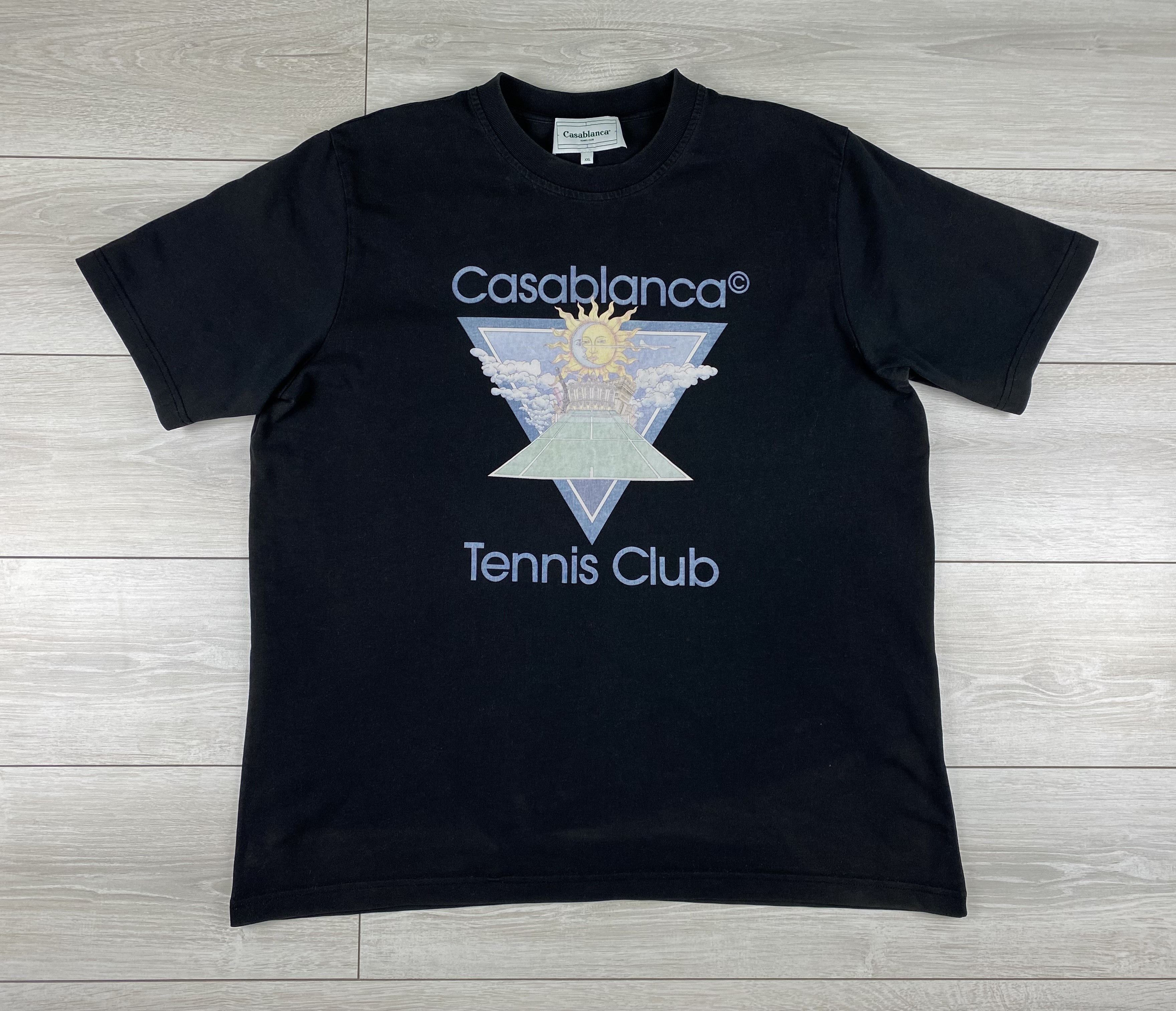 Casablanca Vintage Casablanca Tennis Club T-shirt Black XL-XXL Size US XL / EU 56 / 4 - 1 Thumbnail