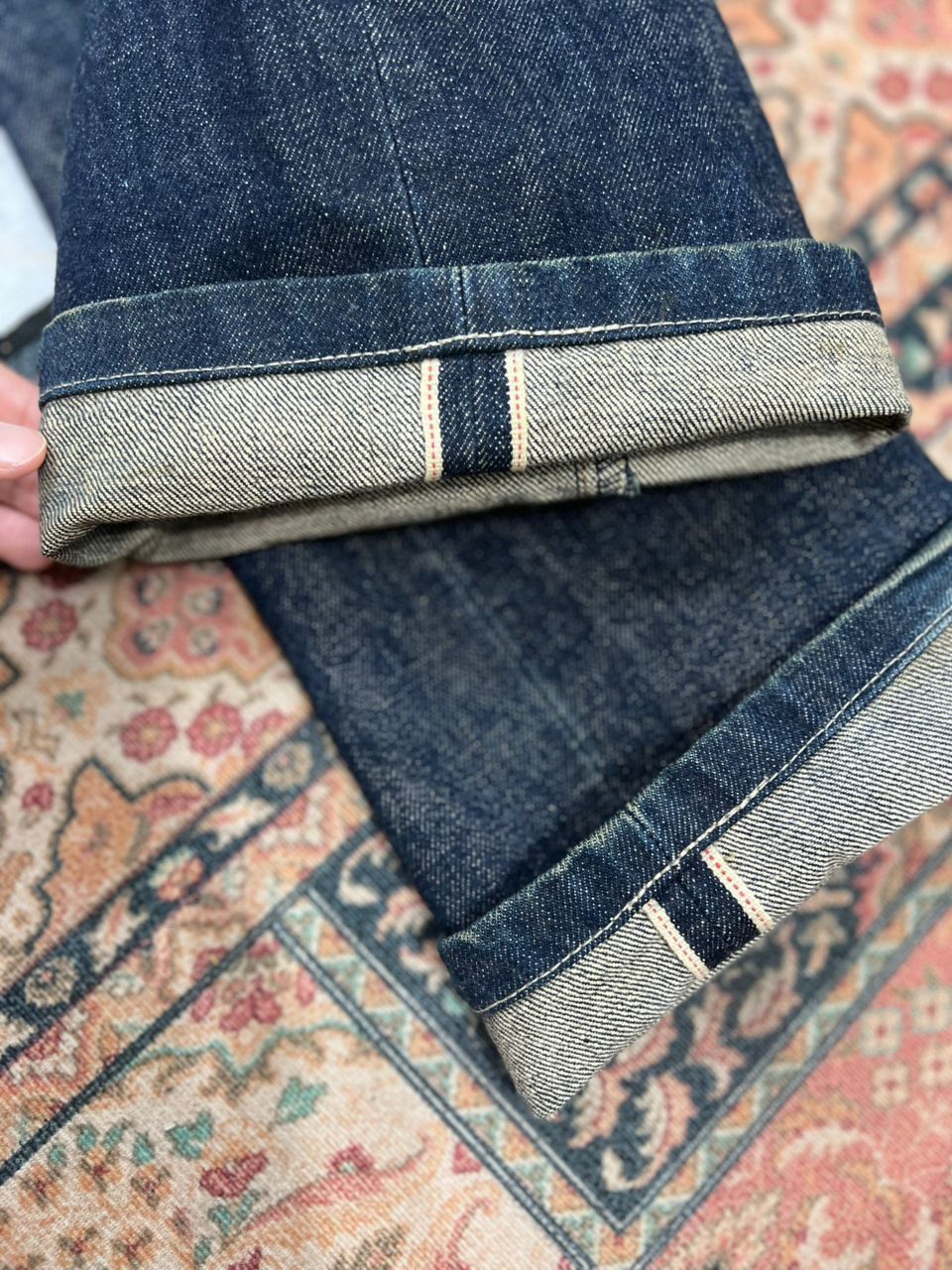 Levi's Vintage Clothing LVC 502 Big E Selvedge Jeans Size US 31 - 8 Thumbnail