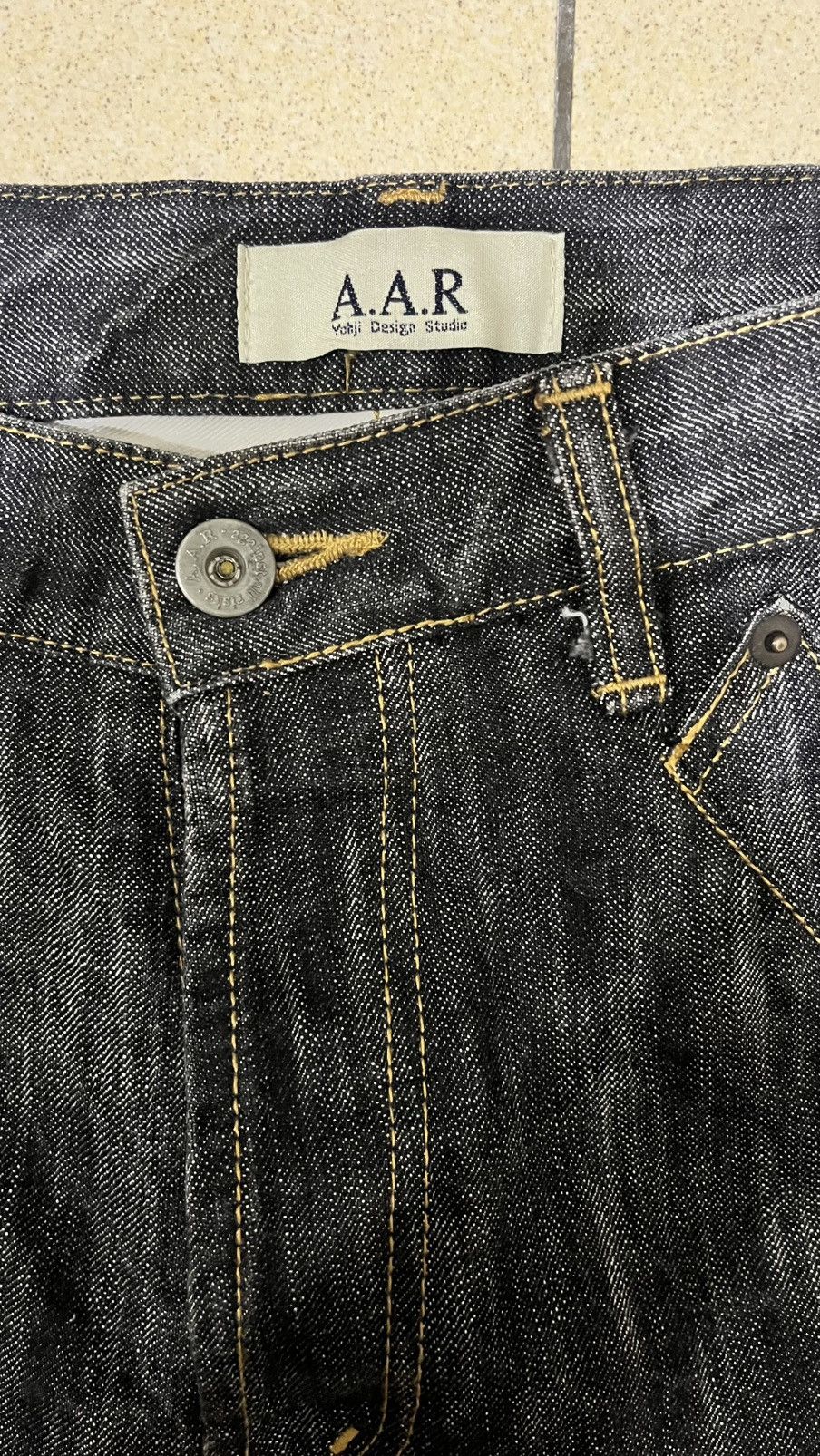Yohji Yamamoto A.A.R Against All Risk Bootcut Jeans Denim Size US 34 / EU 50 - 3 Thumbnail