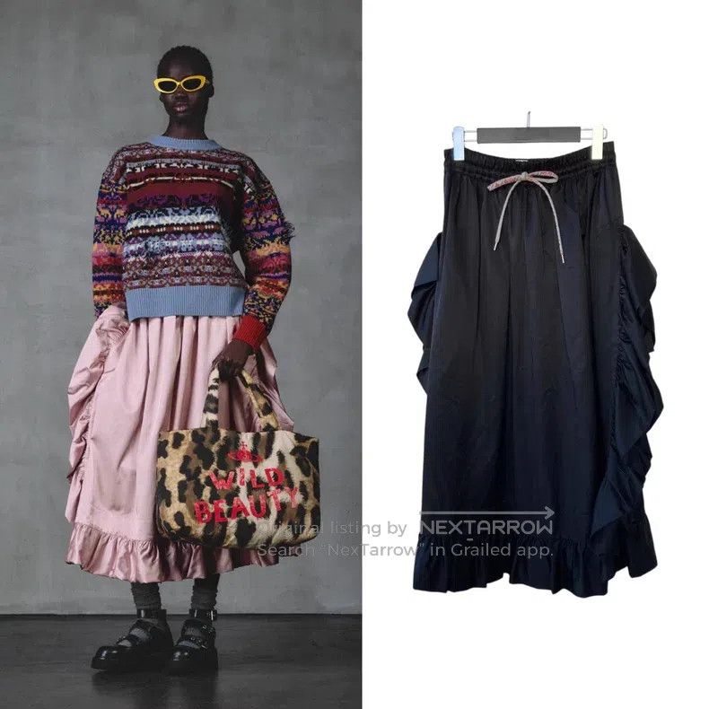 Vivienne Westwood Vivienne Westwood size 00 Lace Hem Long Skirt Size 24" / US 00 / IT 34 - 1 Thumbnail