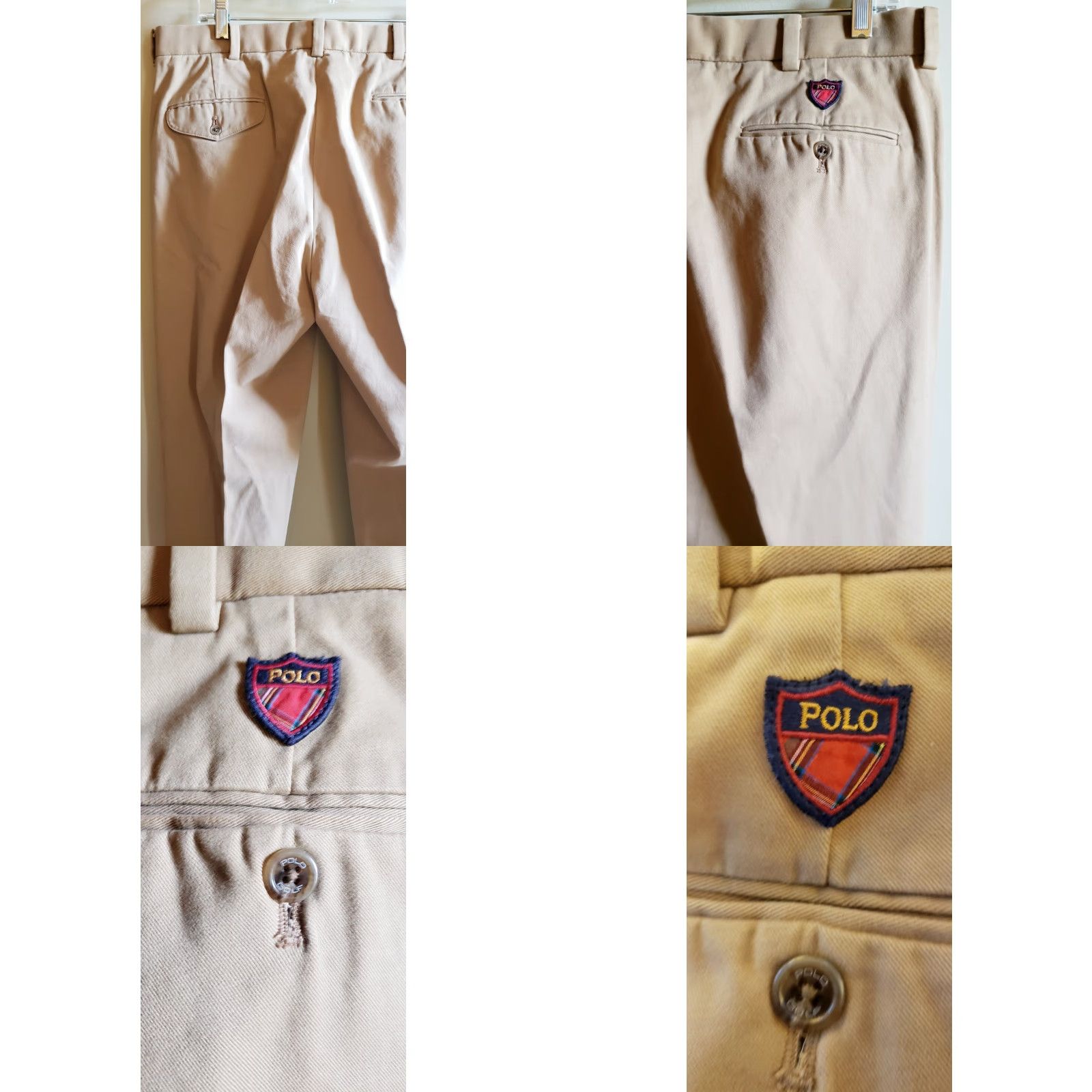 Polo Ralph Lauren Polo Ralph Lauren Polo Golf Pants Shield Mens 35x30 Khaki Vintage 90s Classic Golf Pants Men’s Regular 35 Khaki Size US S / EU 44-46 / 1 - 8 Thumbnail
