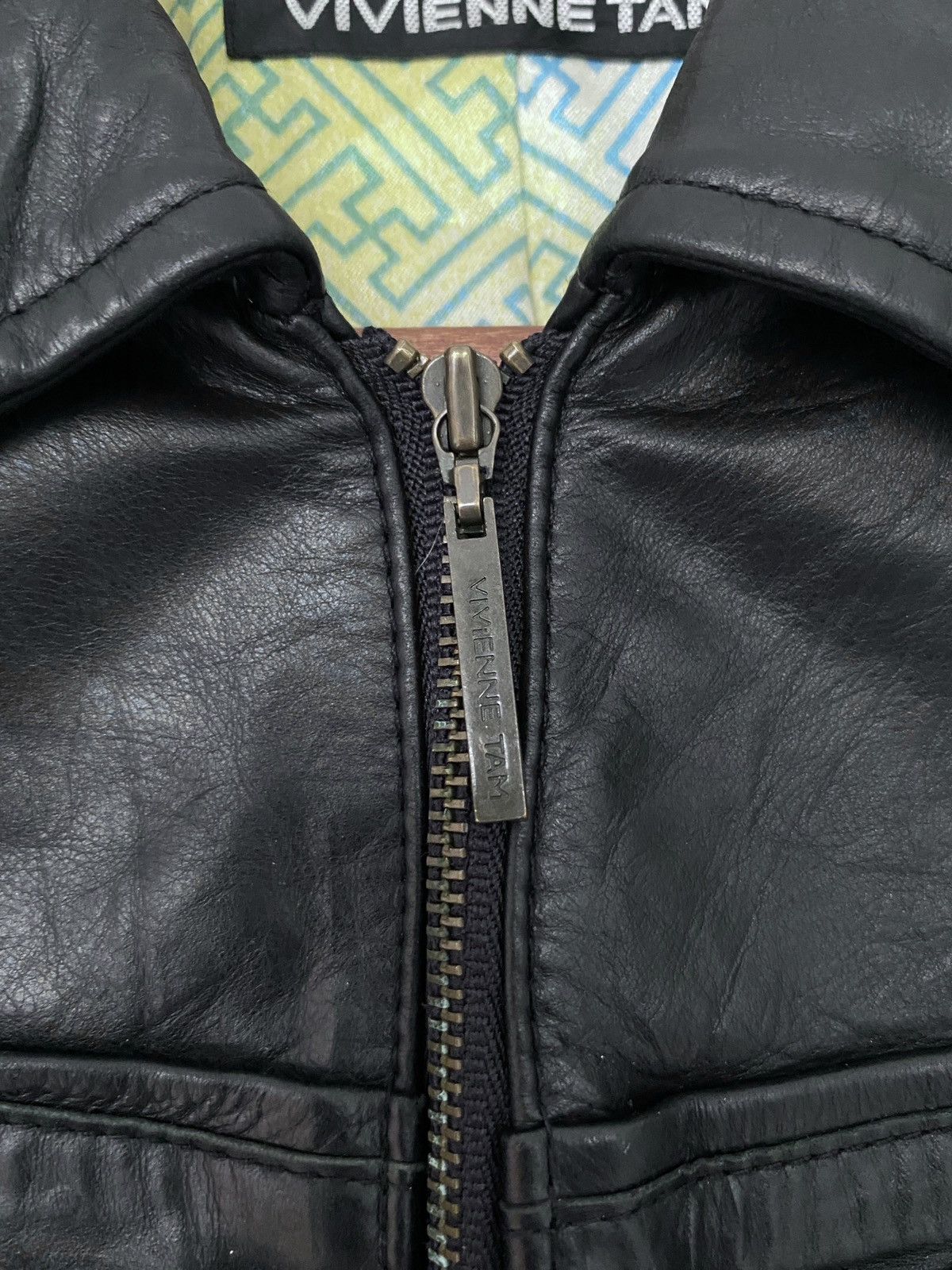 Vivienne Tam Vintage Brand Vivienne Tam Leather Jacket 2000s Size US S / EU 44-46 / 1 - 11 Thumbnail