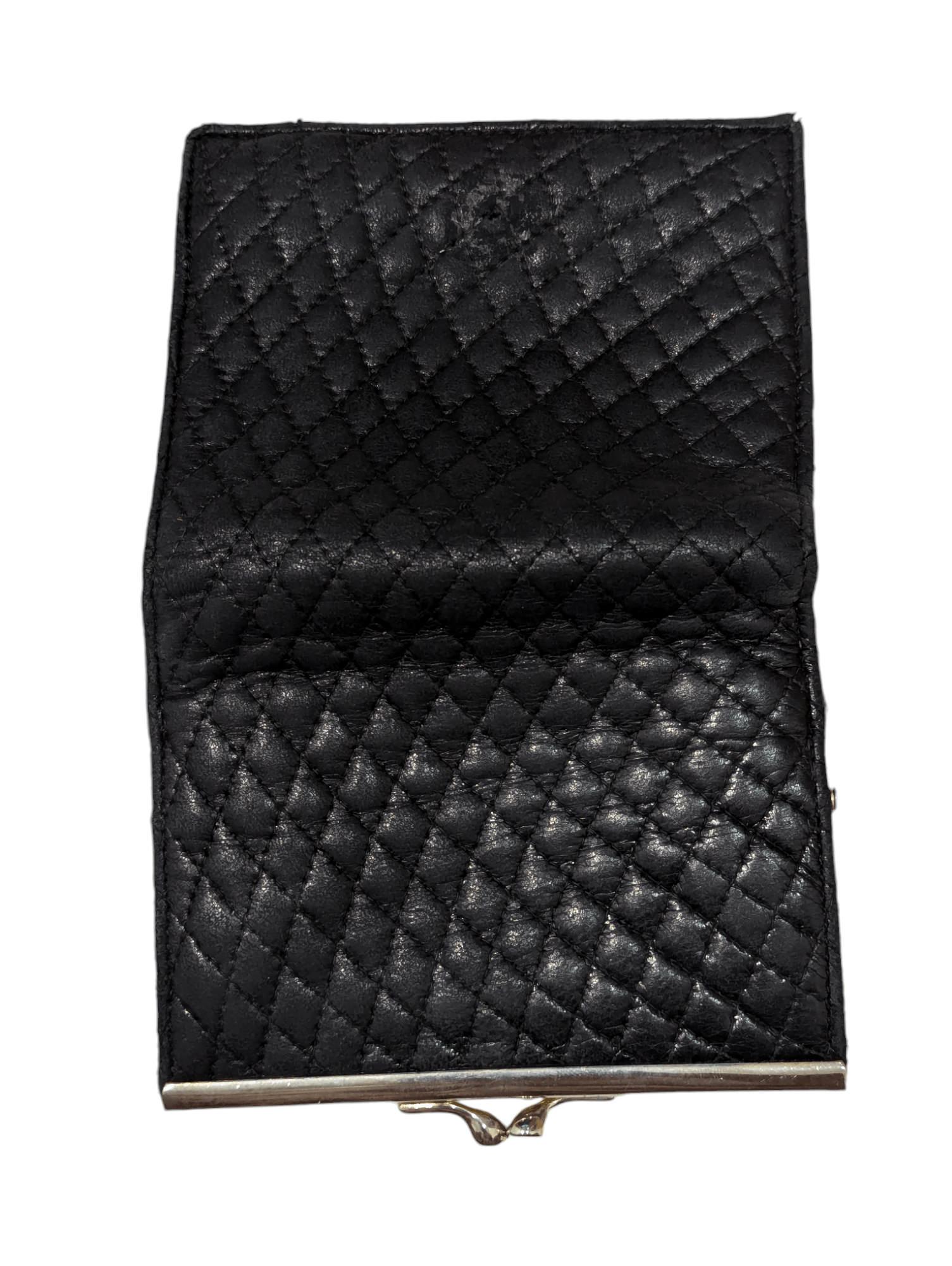 THRASHED BALLY QUILTED WALLET PURSE