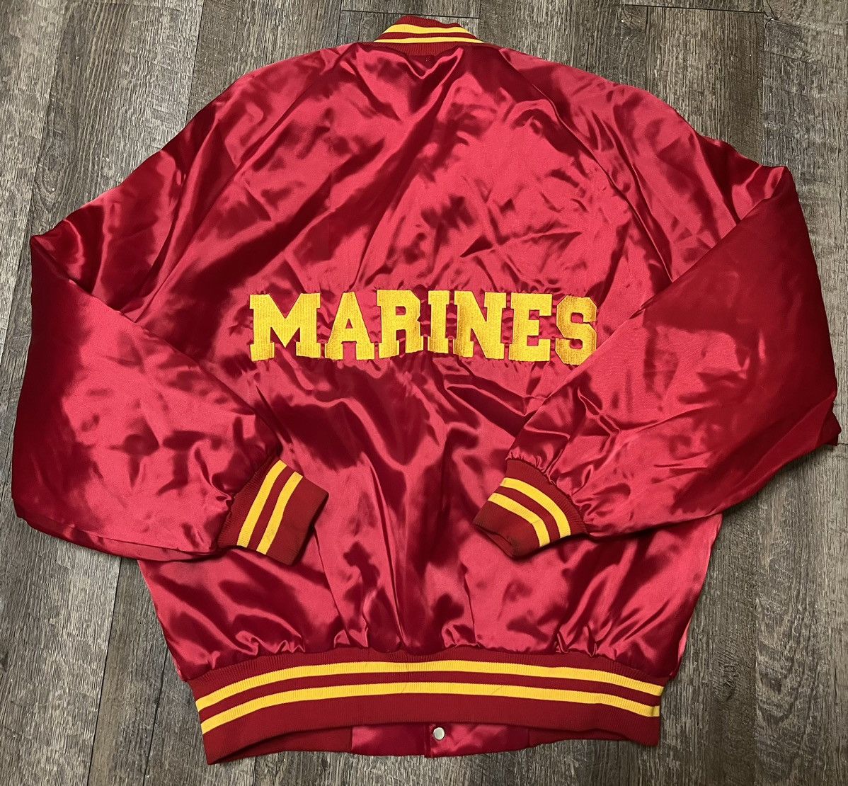 Vintage Vintage USMC Marines Bomber Jacket size Large Size US L / EU 52-54 / 3 - 3 Thumbnail