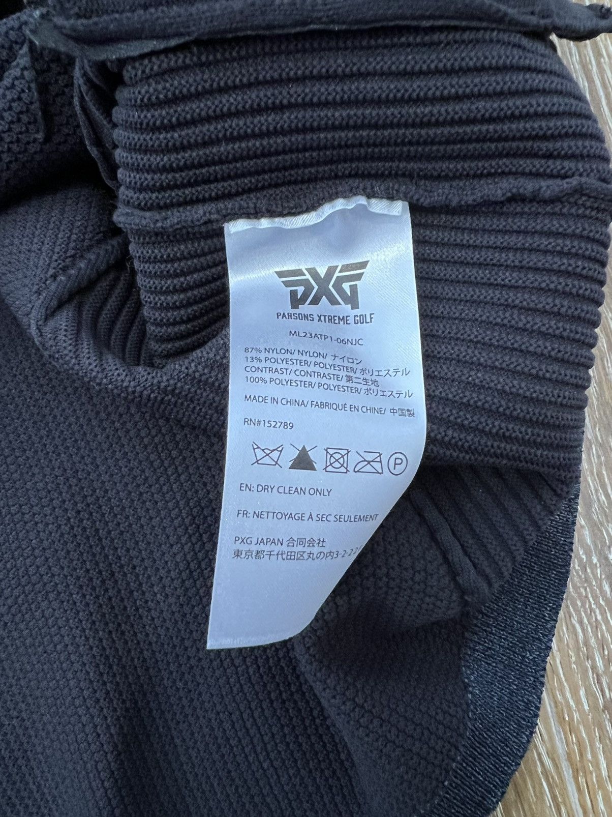 Other PXG Polo Shirt Mens Golf Heavy Knit Black Size US L / EU 52-54 / 3 - 3 Thumbnail