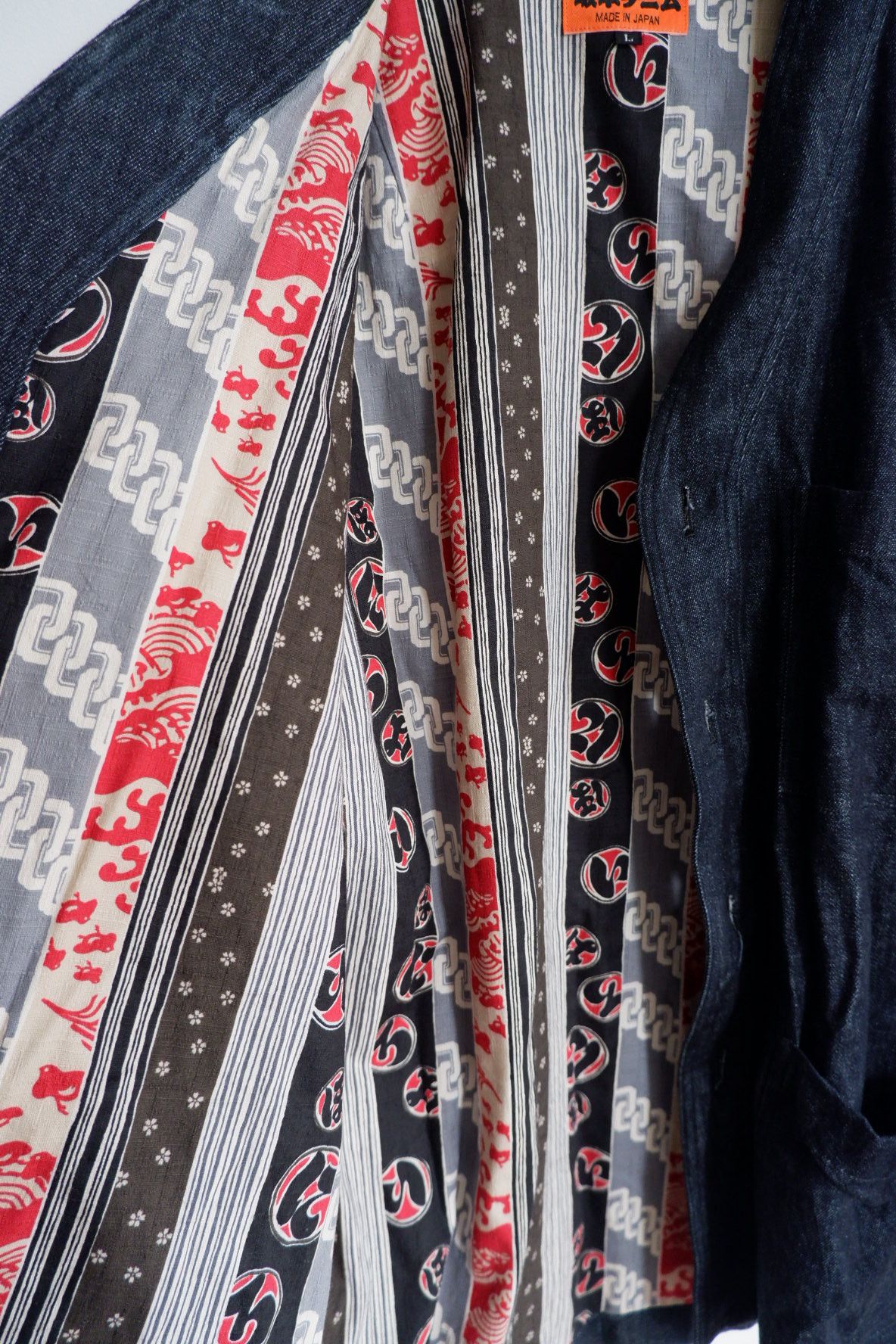 YOKO SAKAMOTO Sakamoto Japan Indigo Collarless Chore Denim Size US S / EU 44-46 / 1 - 4 Thumbnail