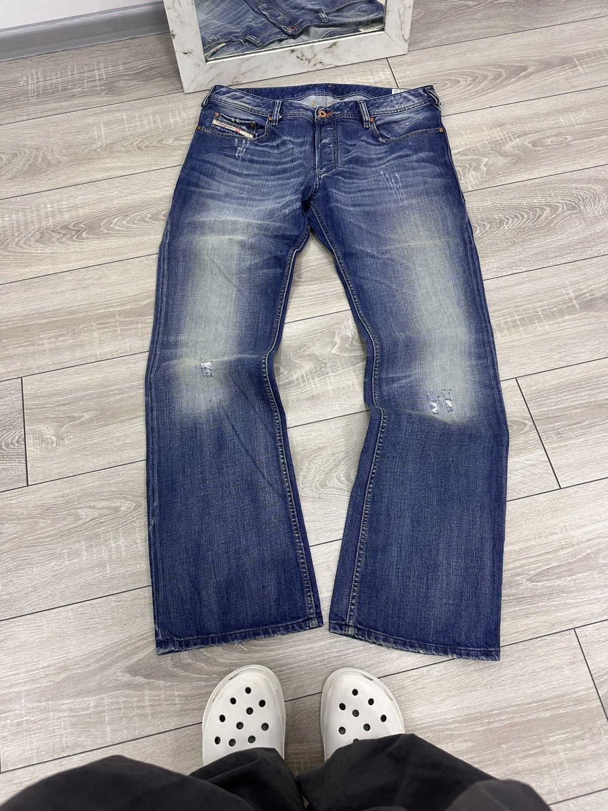 Diesel Diesel Vintage Y2K Avant Garde Distressed Jeans Size US 34 / EU 50 - 3 Thumbnail