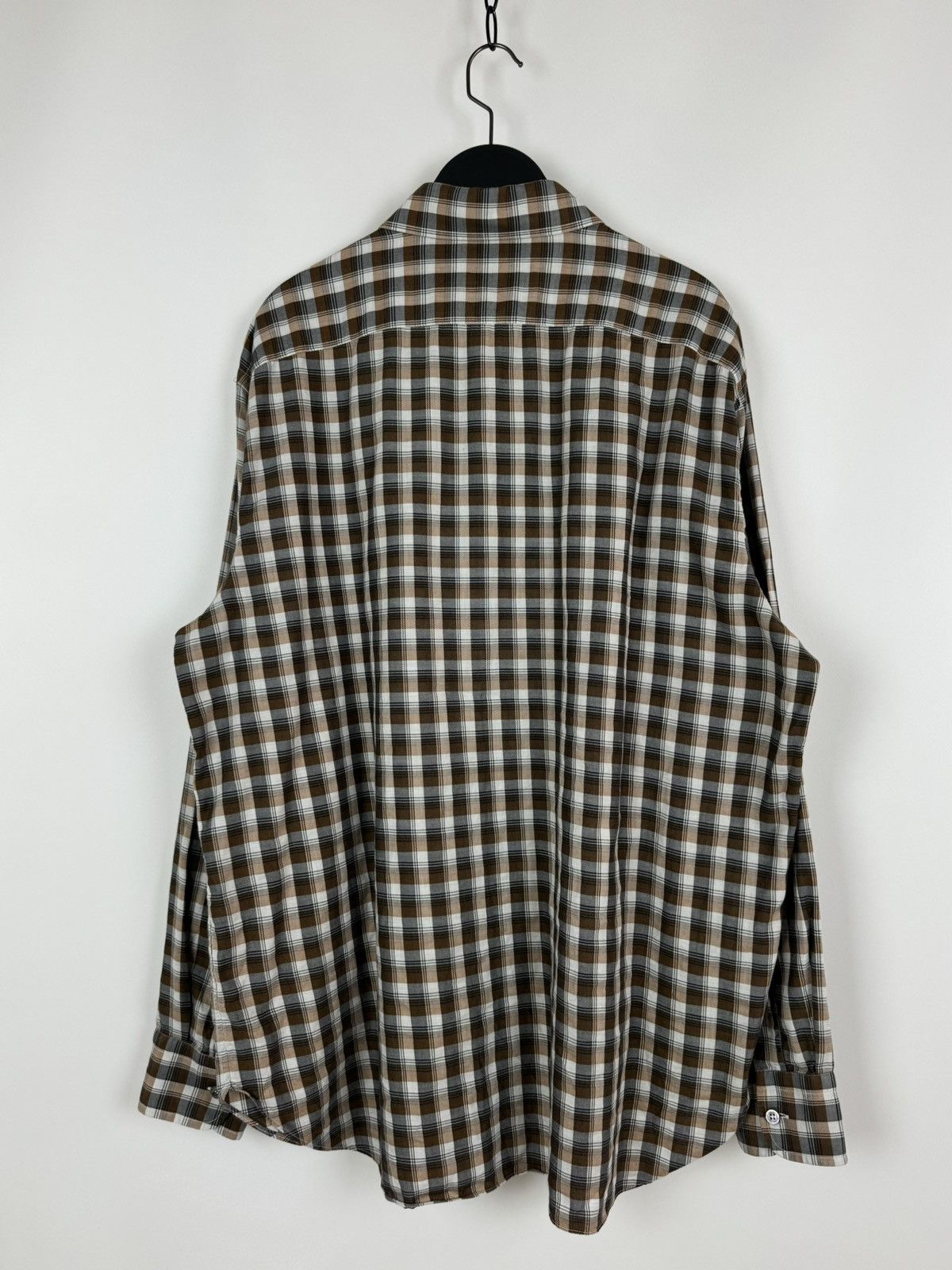 Brioni Brioni Check Buttons Shirt Size US XXL / EU 58 / 5 - 10 Thumbnail