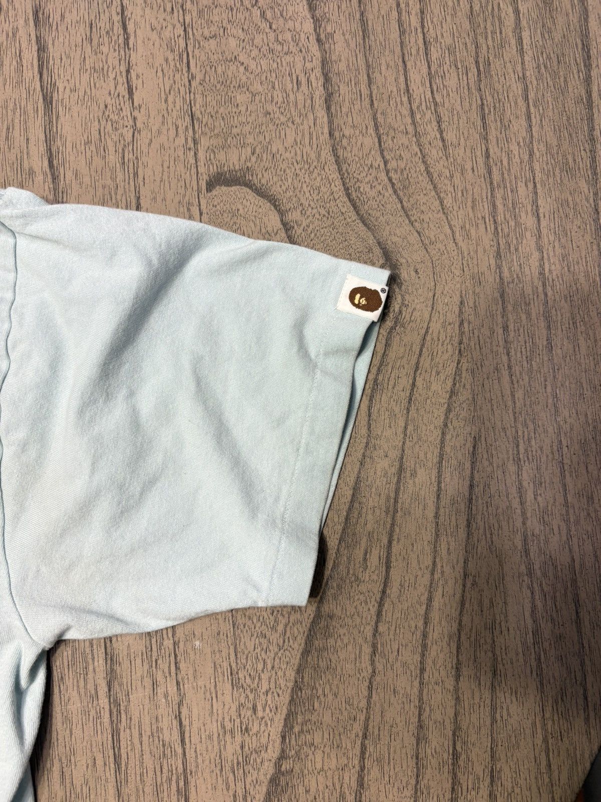 Bape Baby Blue Tidal Wave Medium Bape Tee Size US M / EU 48-50 / 2 - 2 Thumbnail