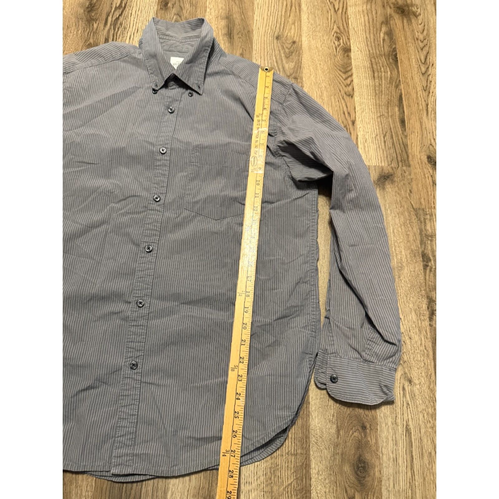 Old Navy Old Navy Shirt Men Medium Gray Long Sleeve Button Up Shirt Size US M / EU 48-50 / 2 - 7 Thumbnail