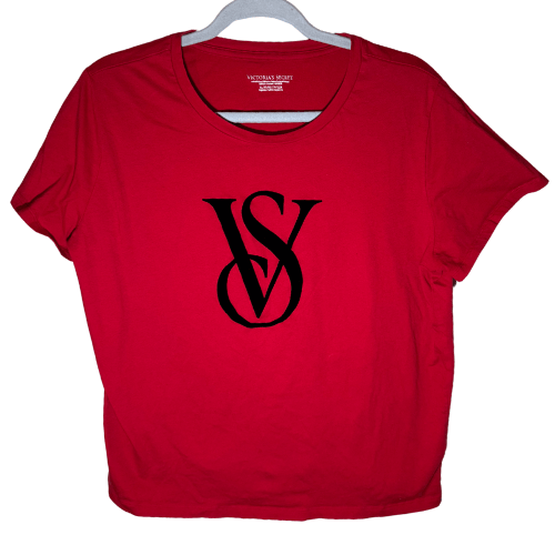 Victoria's Secret Victoria Secret Shirt Women's XL Red Short Sleeve Top Size XL / US 12-14 / IT 48-50 - 1 Thumbnail