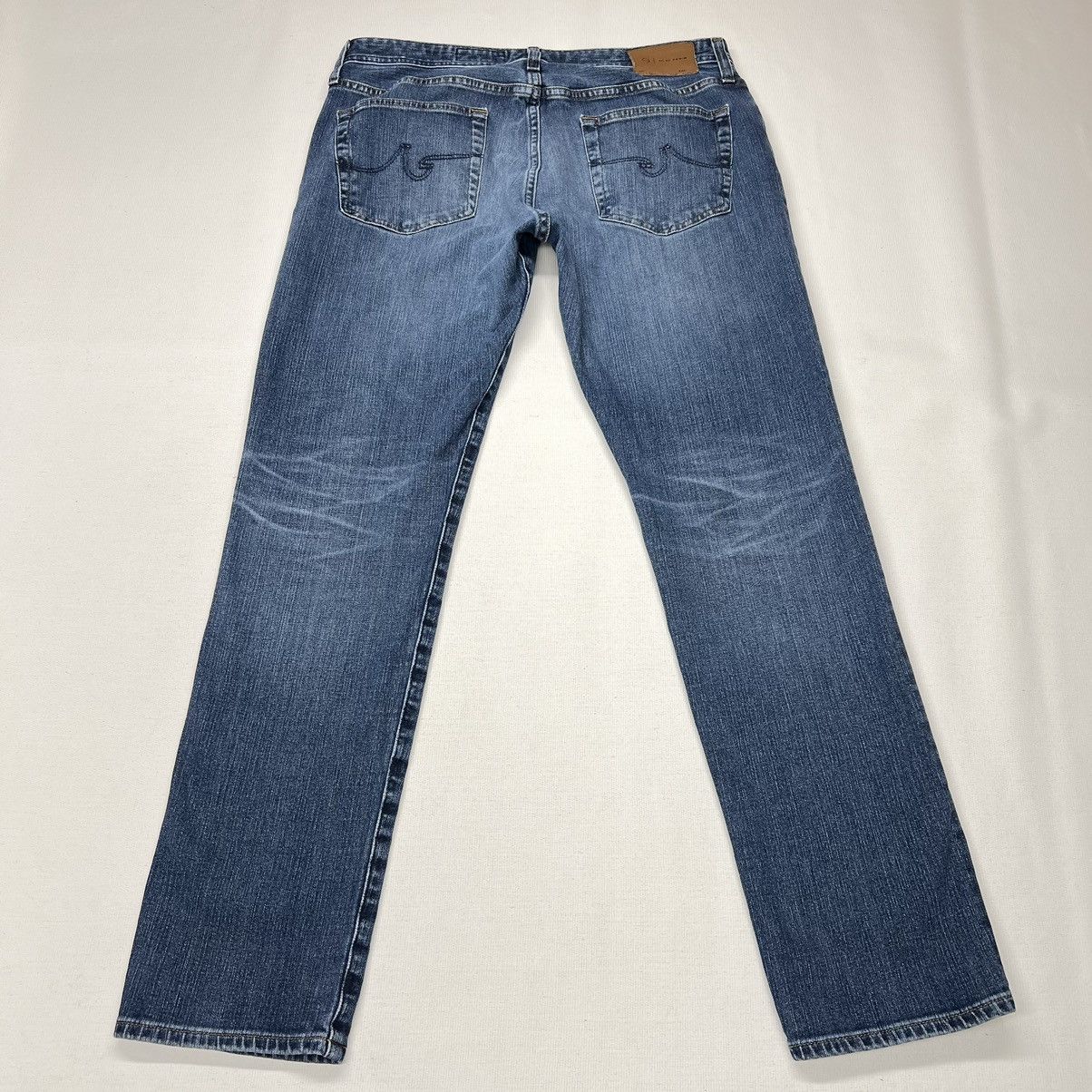 AG Adriano Goldschmied AG Adriano Goldschmied Jeans Blue Tellis Modern Slim Denim Size US 36 / EU 52 - 13 Thumbnail