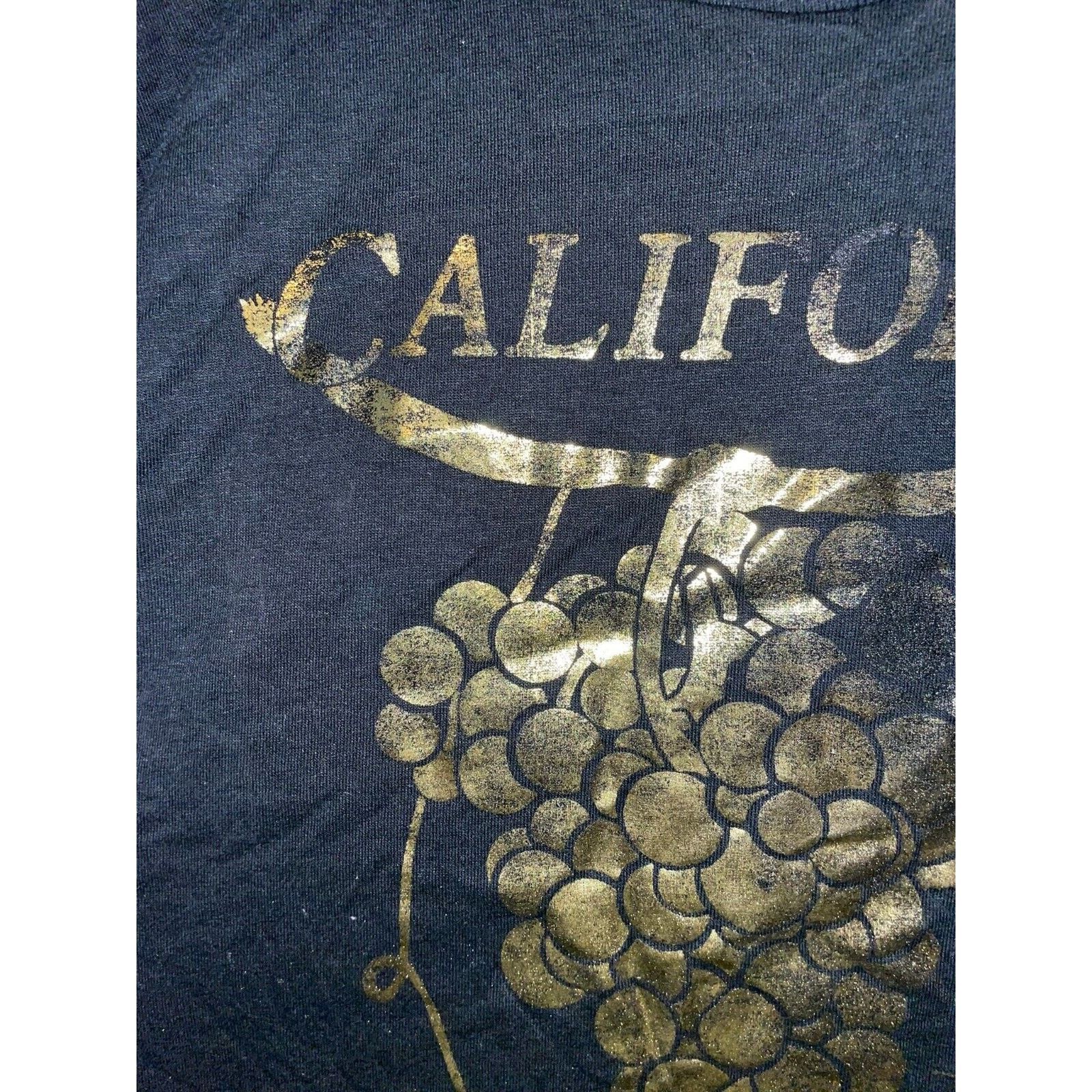 Jerzees Vintage California Test Print Lake Tahoe Black M Shirt VTG Size US M / EU 48-50 / 2 - 2 Thumbnail