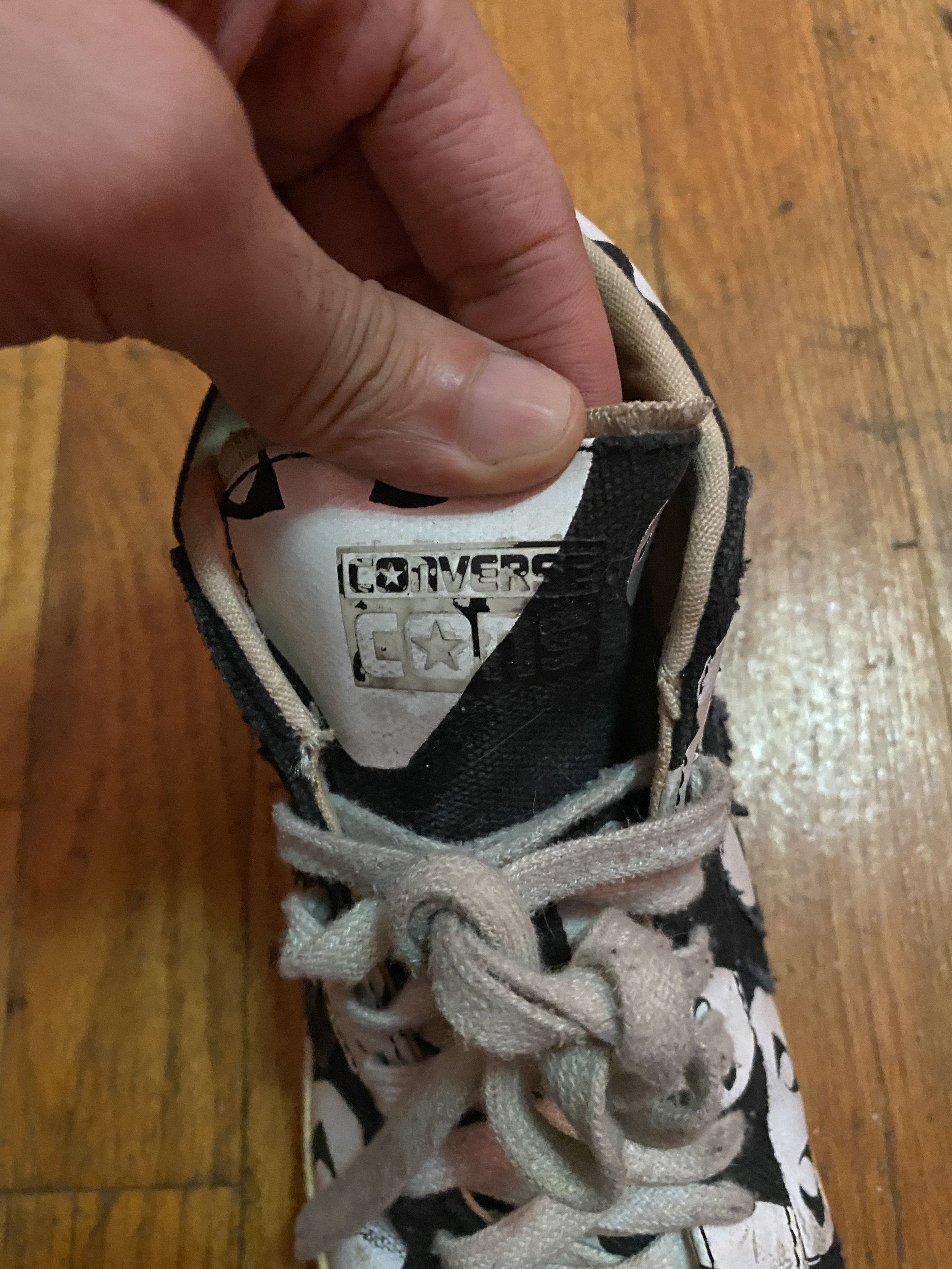 Comme des Garcons COMME DES GARÇONS x CONVERSE Hi-Top Snkrs ⊛ BLK/WTE ⊛ GntlyW Size US 7.5 / IT 37.5 - 11 Thumbnail