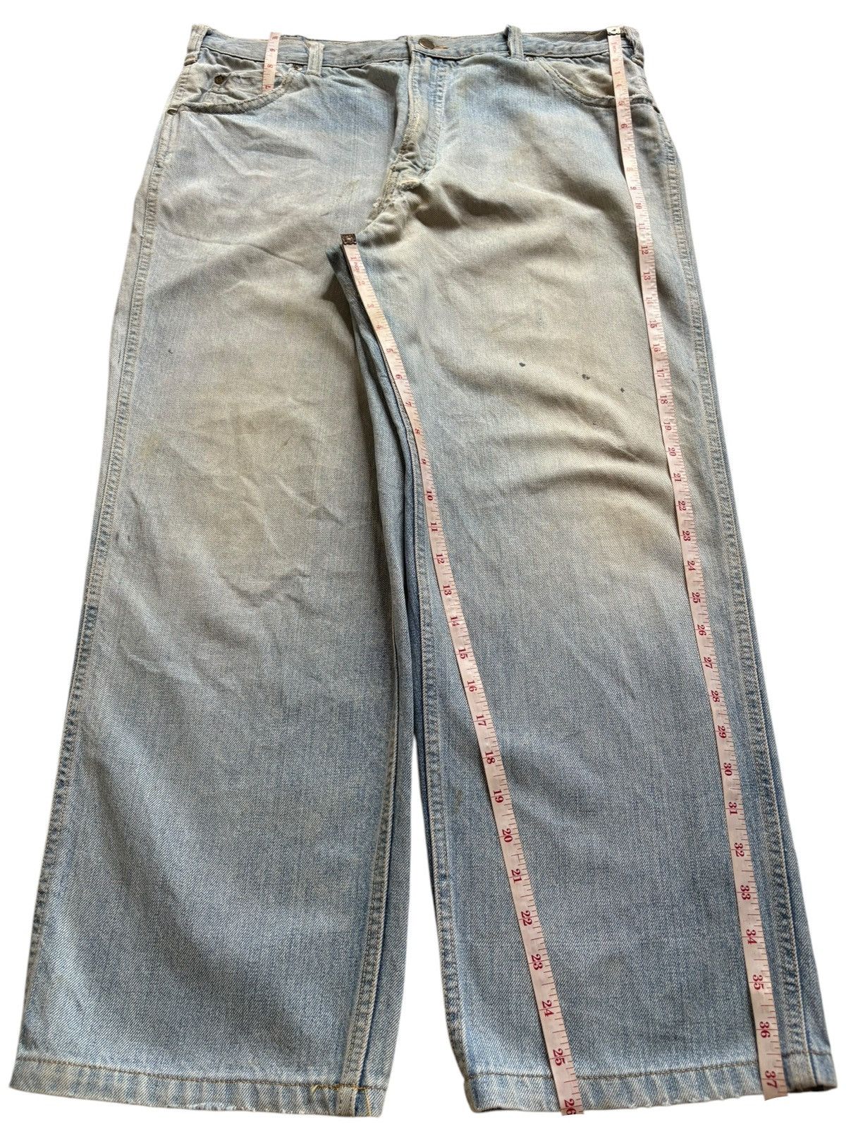Johnbull Vintage John Bull Mud Wash Distressed Baggy Jeans ggy Jeans Size US 36 / EU 52 - 14 Thumbnail