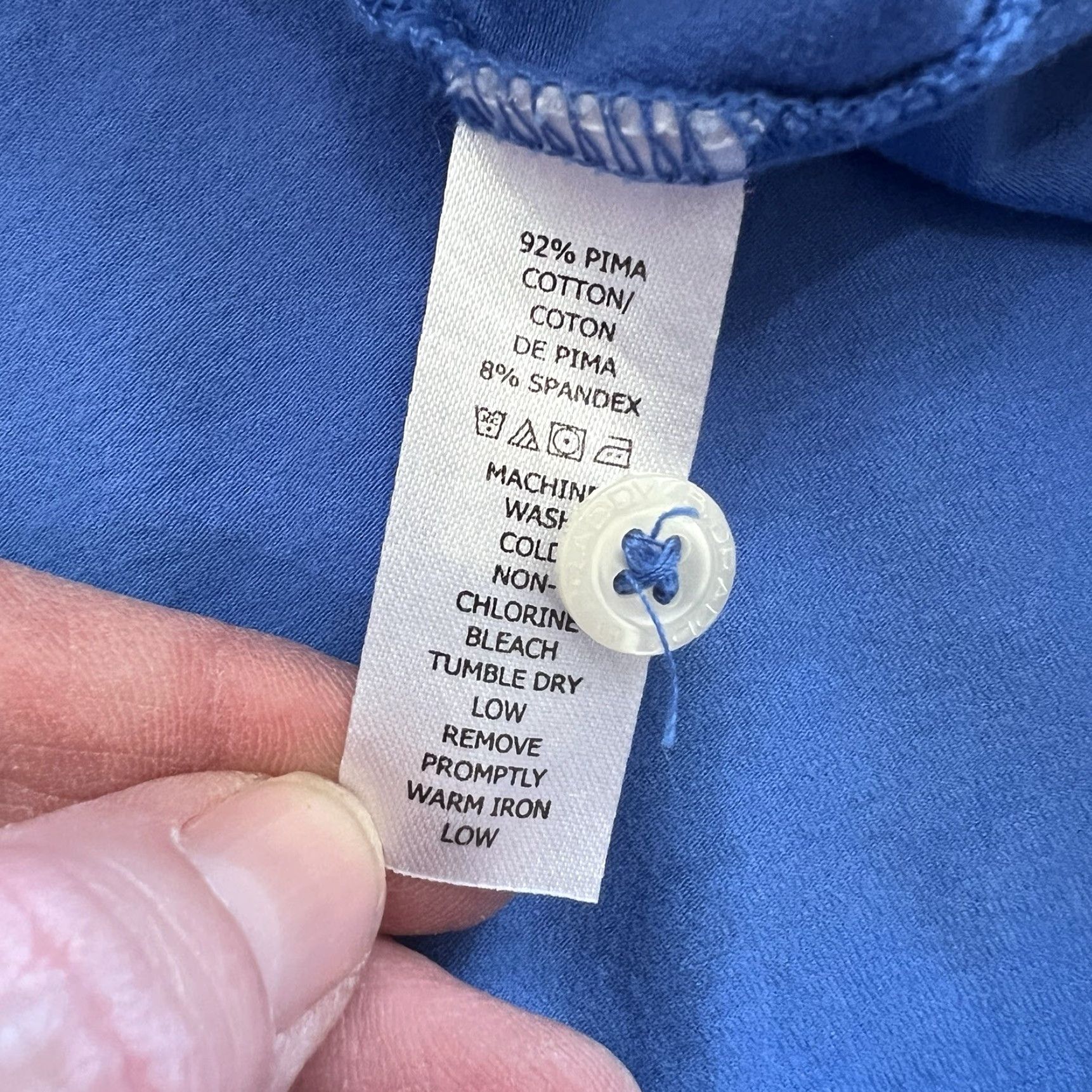 Vintage B. Draddy Mens Polo Shirt Blue Preppy Short Sleeve XL Regular Embroidered Logo Pima Cotton Golf Shirt Men’s Size US XL / EU 56 / 4 - 7 Thumbnail