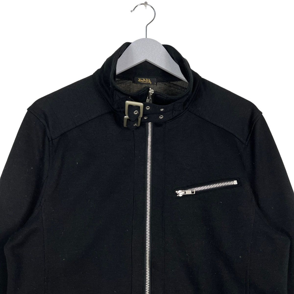 Von Dutch 🔥 VON DUCTH COTTON RIDER MOTO BOMBER JACKET Size US L / EU 52-54 / 3 - 3 Thumbnail