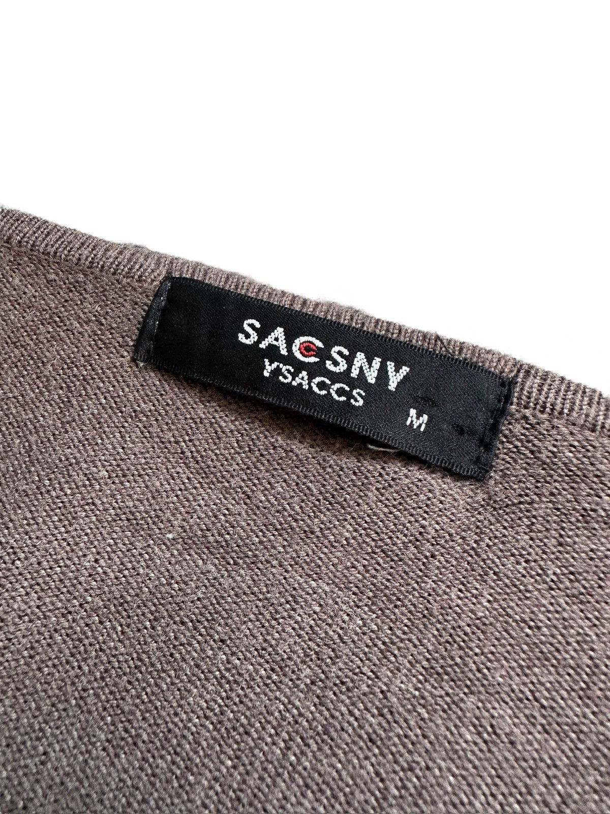 Yohji Yamamoto 90's SACSNY Y'saccs by Yohji knit jumper Size US M / EU 48-50 / 2 - 5 Thumbnail