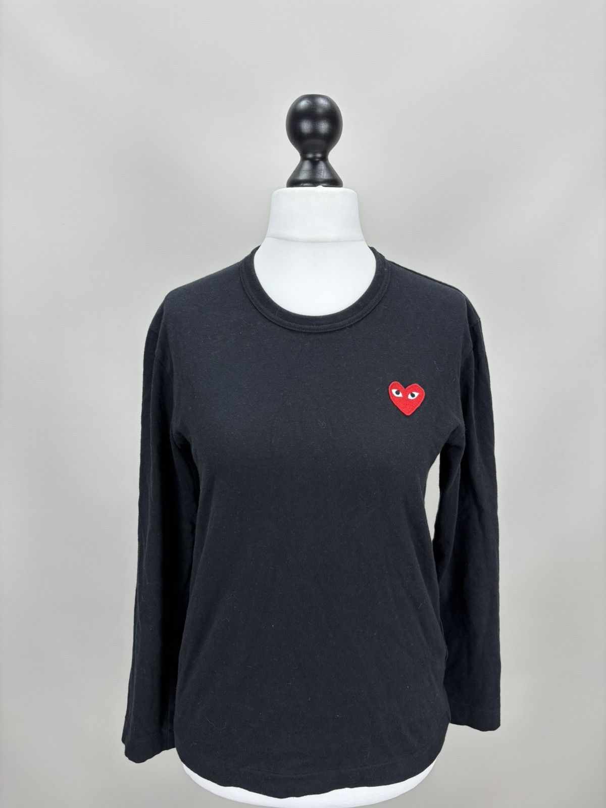 Comme des Garcons Womens long sleeve Play Comme des Garcons Size S Color Black Size S / US 4 / IT 40 - 2 Thumbnail