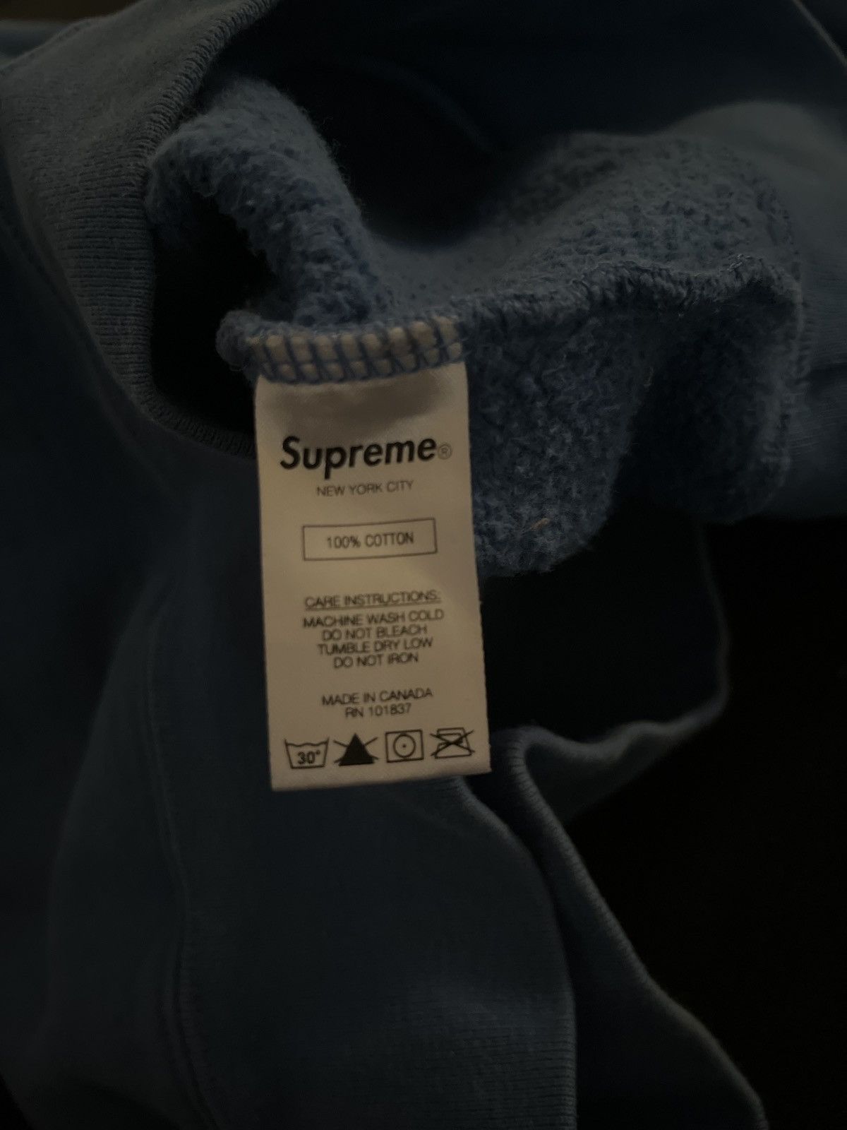 Supreme Supreme small box logo crewneck Size US L / EU 52-54 / 3 - 5 Thumbnail