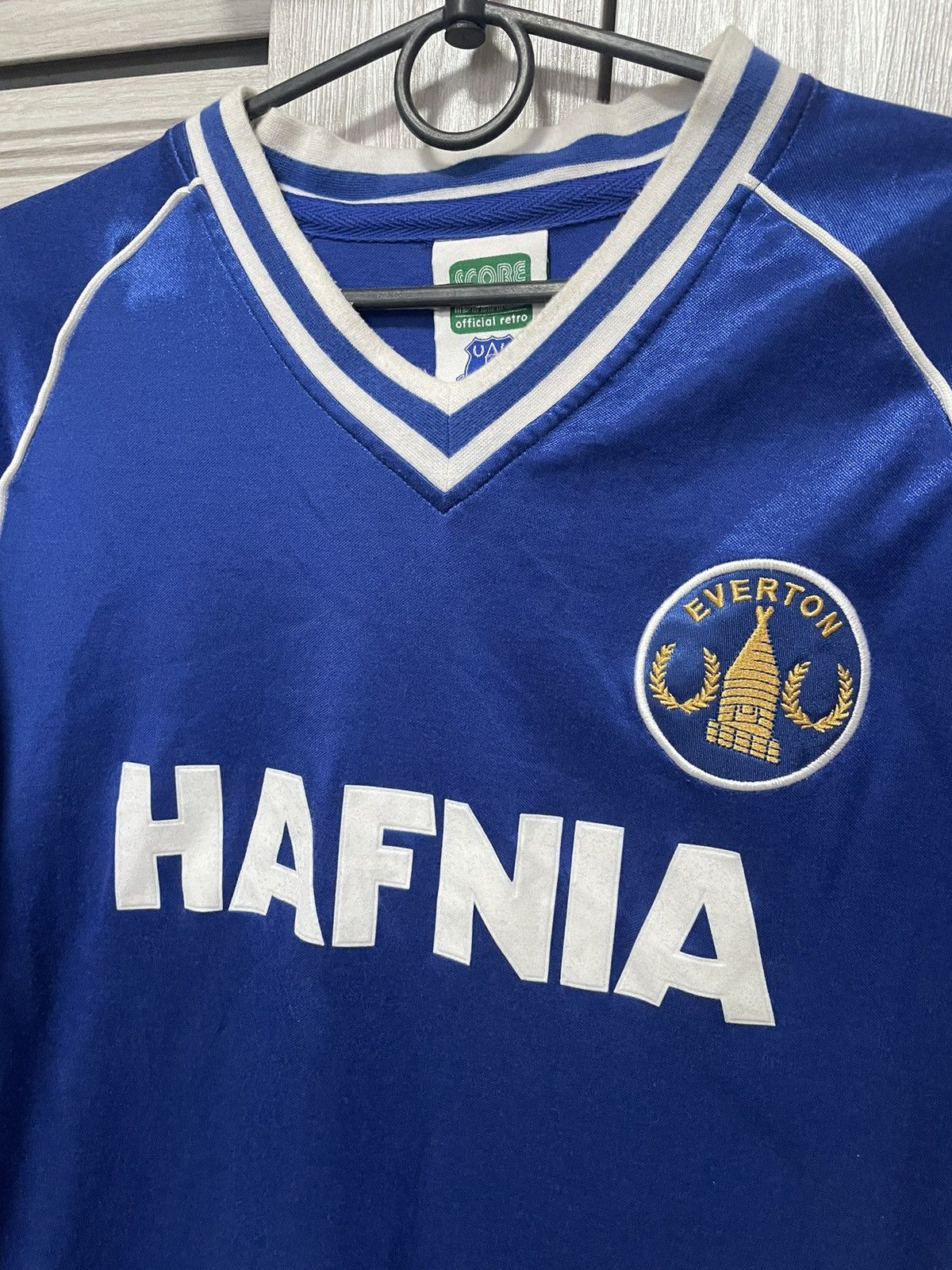 Umbro × Vintage Everton 1982 1984 Nafnia Score Draw Jersey Vintage Size US L / EU 52-54 / 3 - 3 Thumbnail