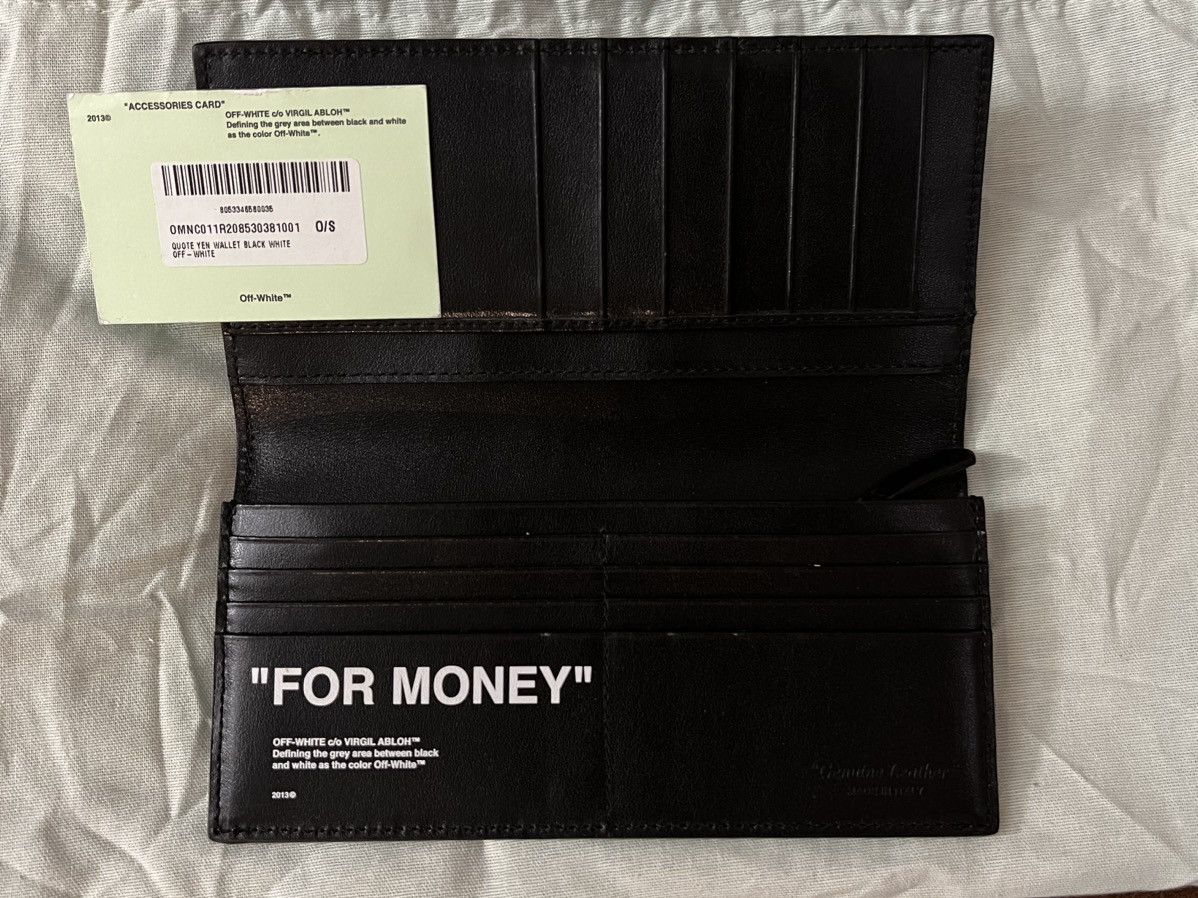 Off-White Off-White Wallet “For Money” Size ONE SIZE - 2 Thumbnail
