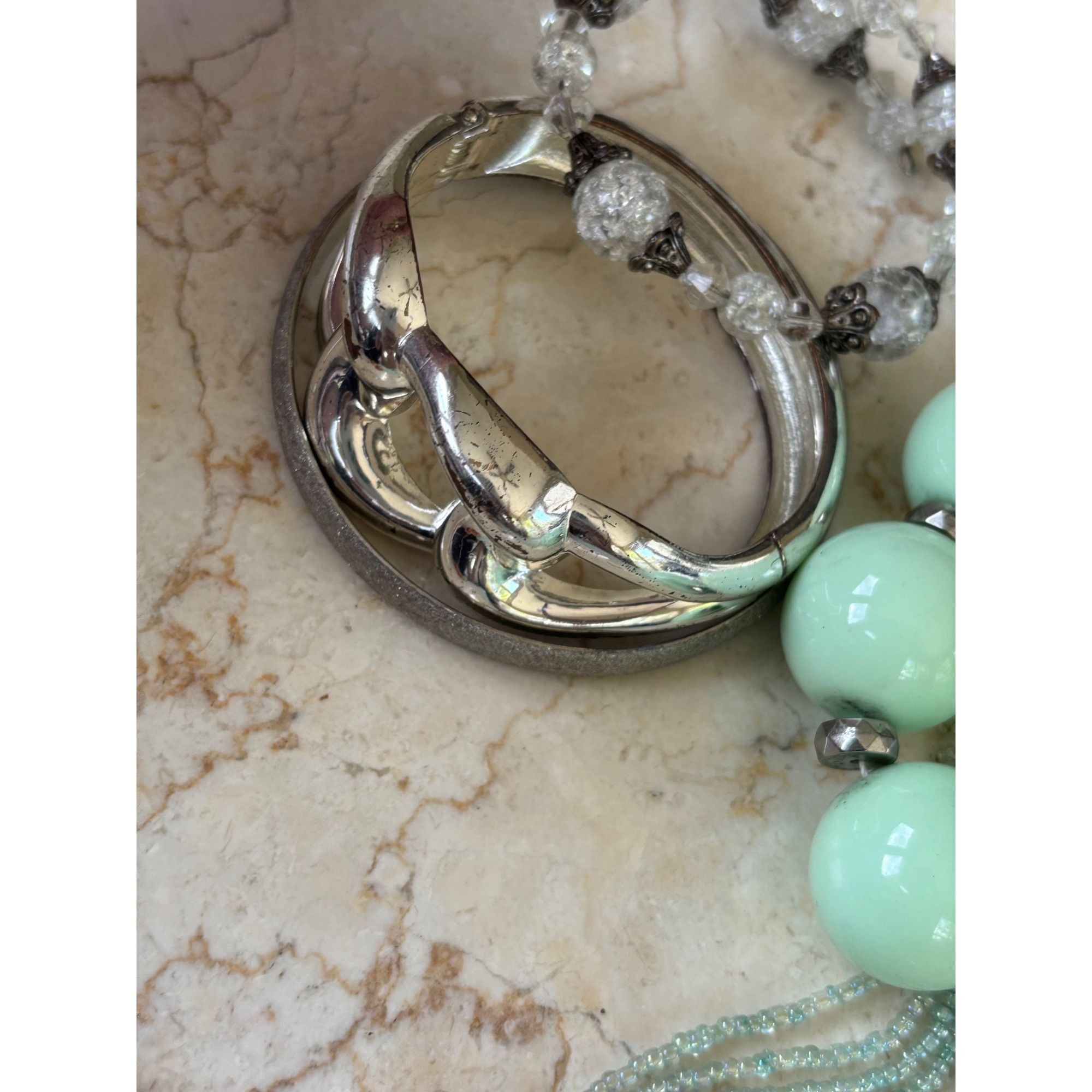Other Spring/Summer PastelColorful Beaded & Gemstone Statement Ne Size ONE SIZE - 13 Thumbnail