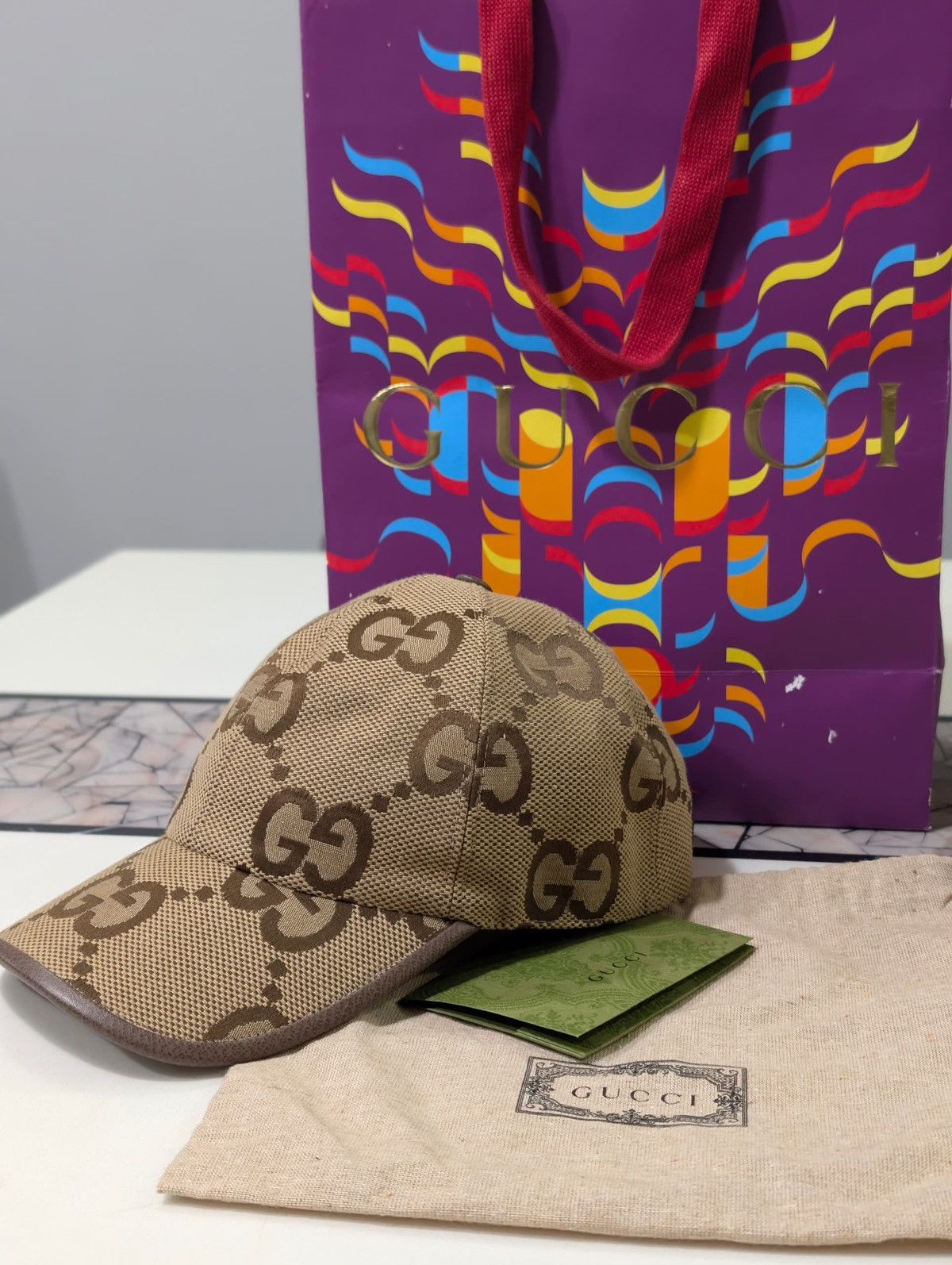 Gucci Authentic Gucci Jumbo GG Cap Size ONE SIZE - 1 Thumbnail